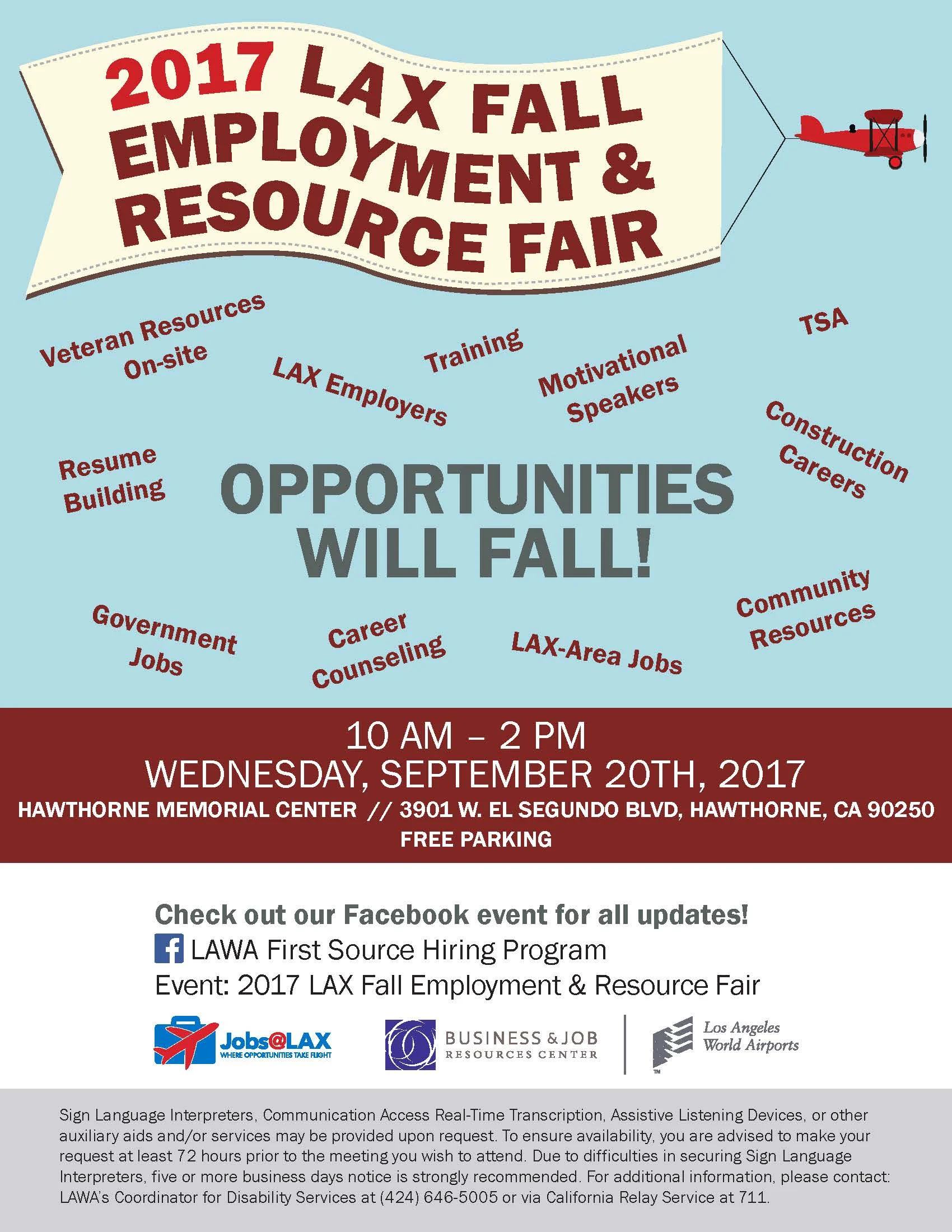2017 LAX Fall Employment & Resource Fair