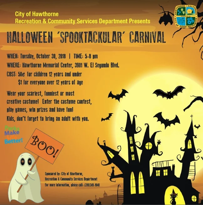 Halloween 'Spooktacular' Carnival — HAWTHORNE CALIFORNIA