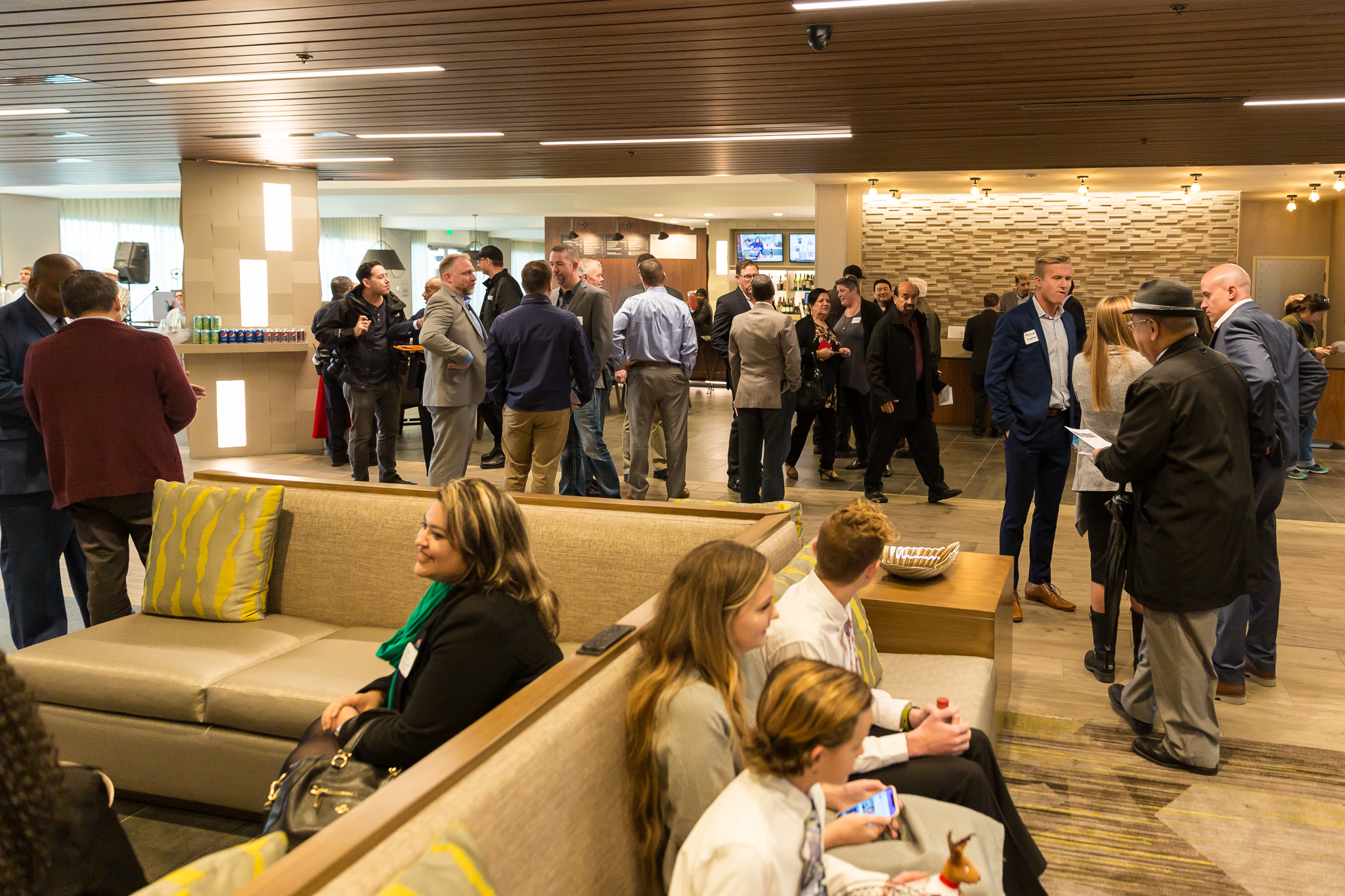 Lobby gathering
