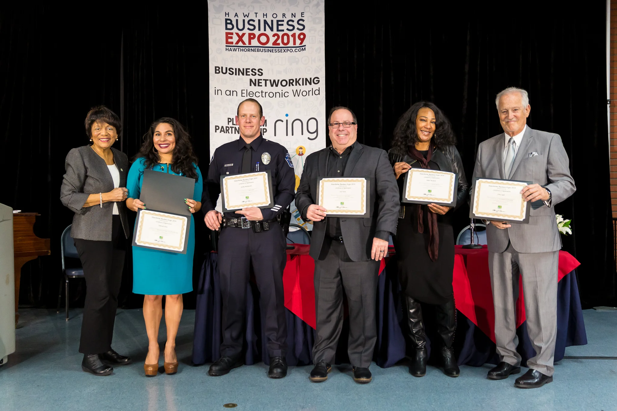 Certificate of Appreciation Recipients