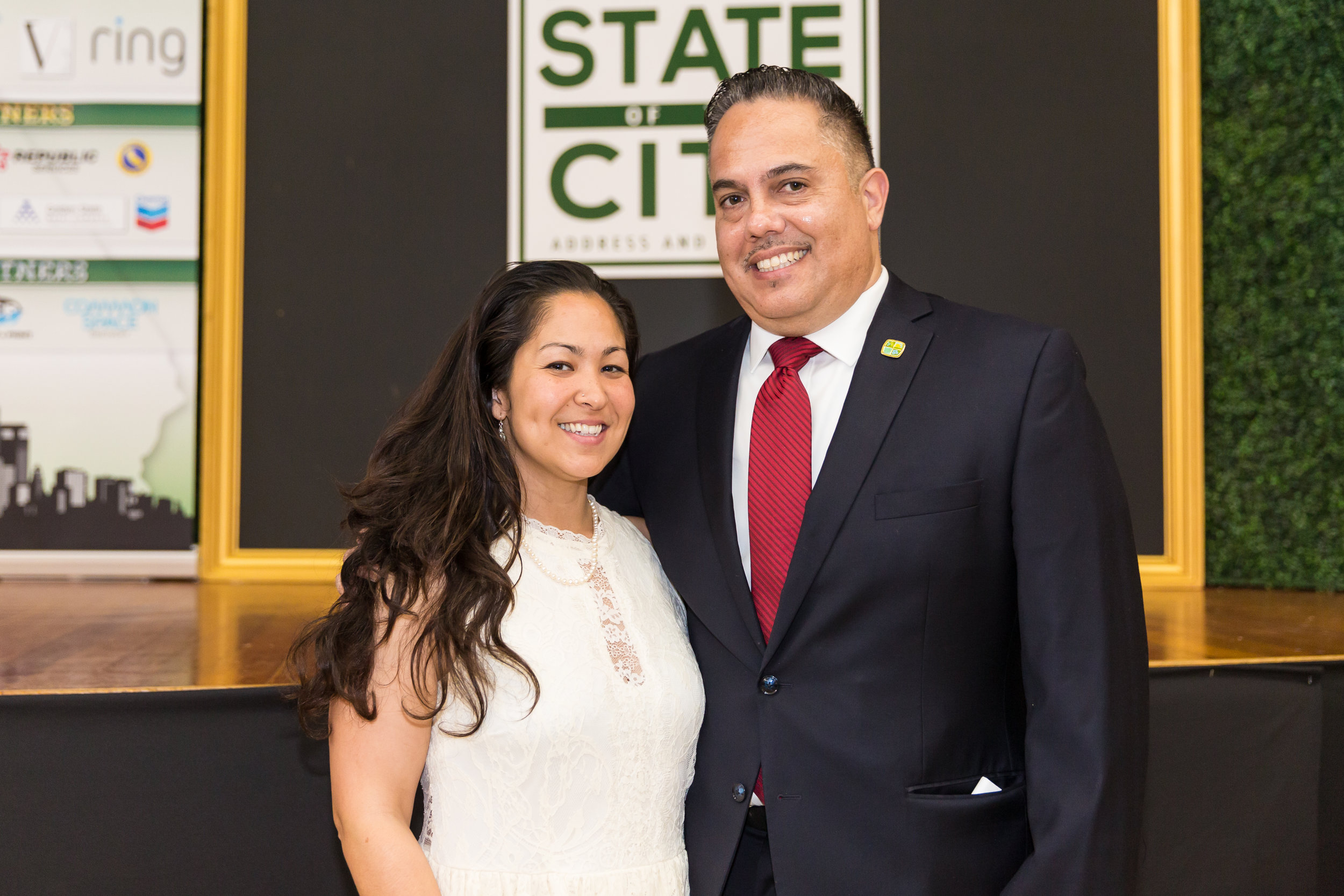 Mayor Vargas and Guest