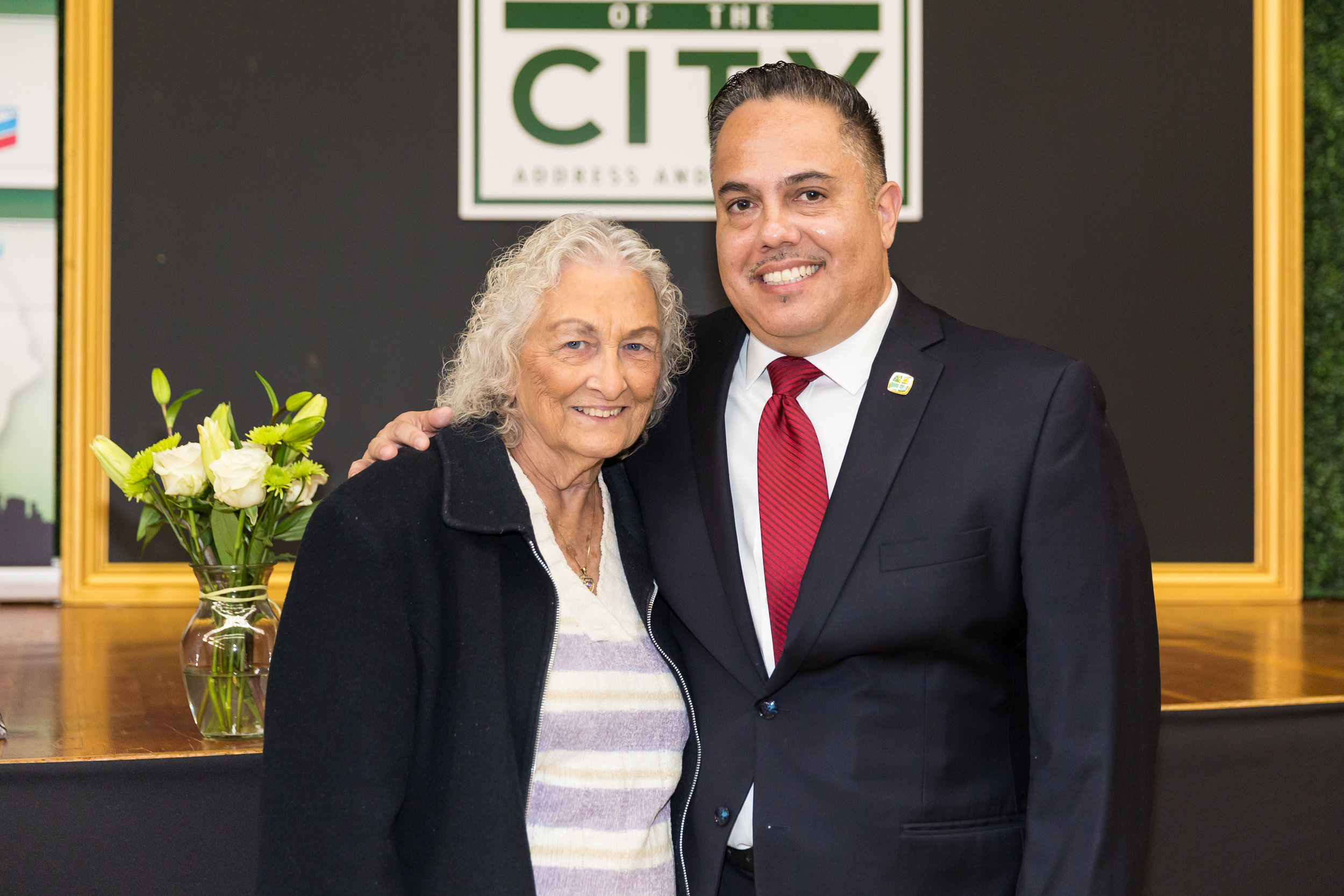 Mayor Vargas and Guest