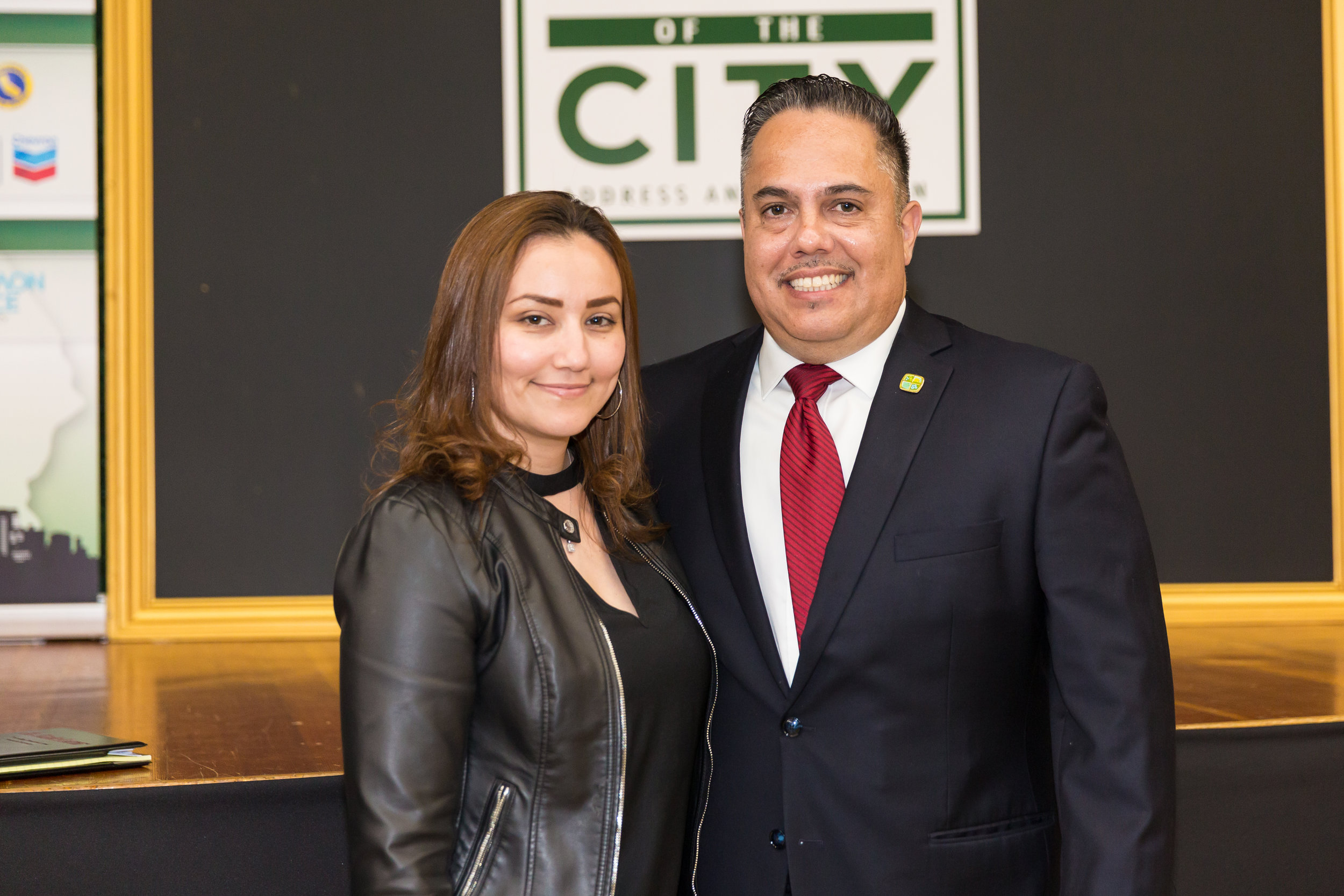 Mayor Vargas and Guest