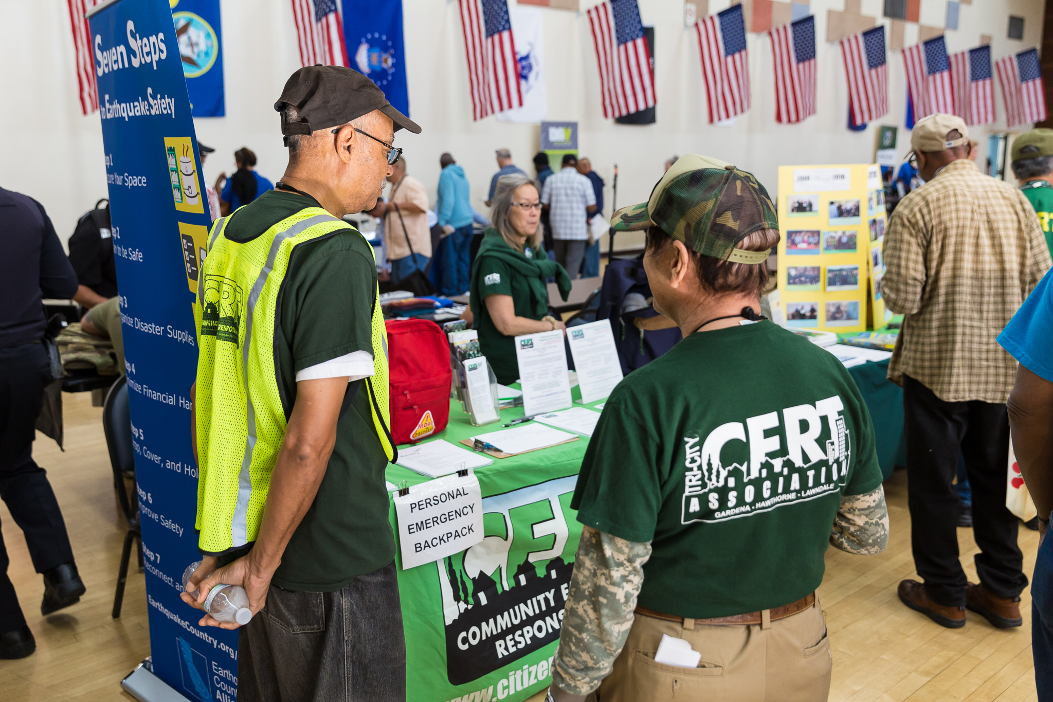 CERT booth
