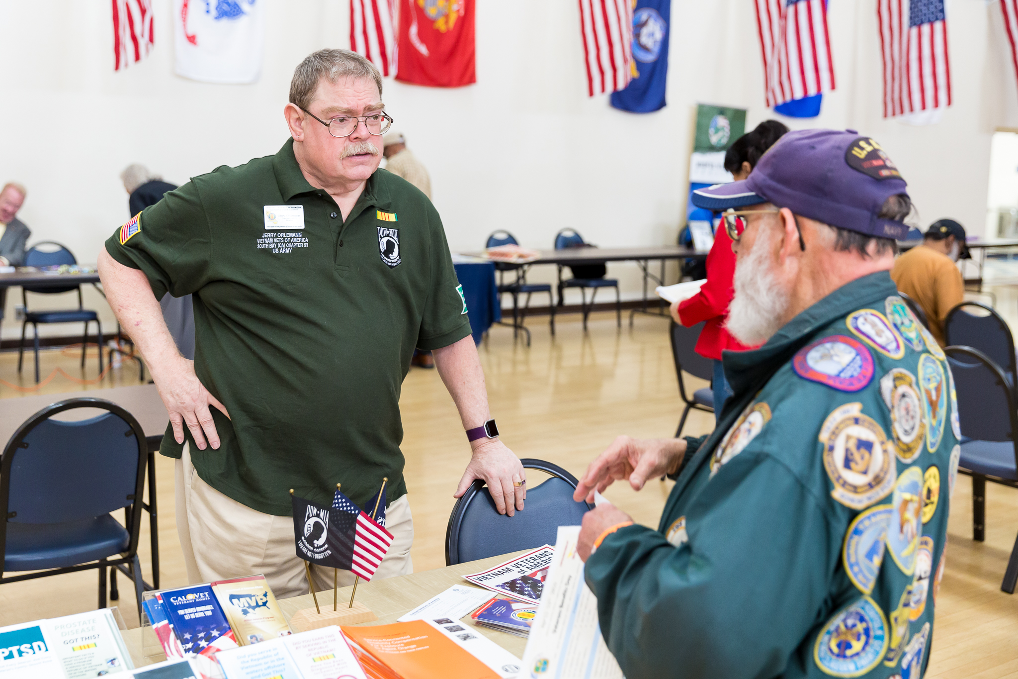 Vietnam Veterans of America booth