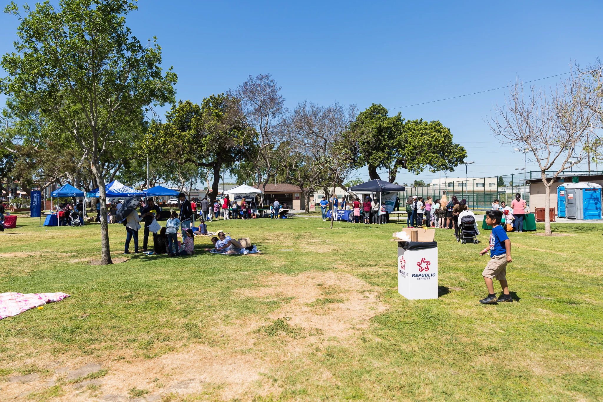 Earth Day venue in the Park