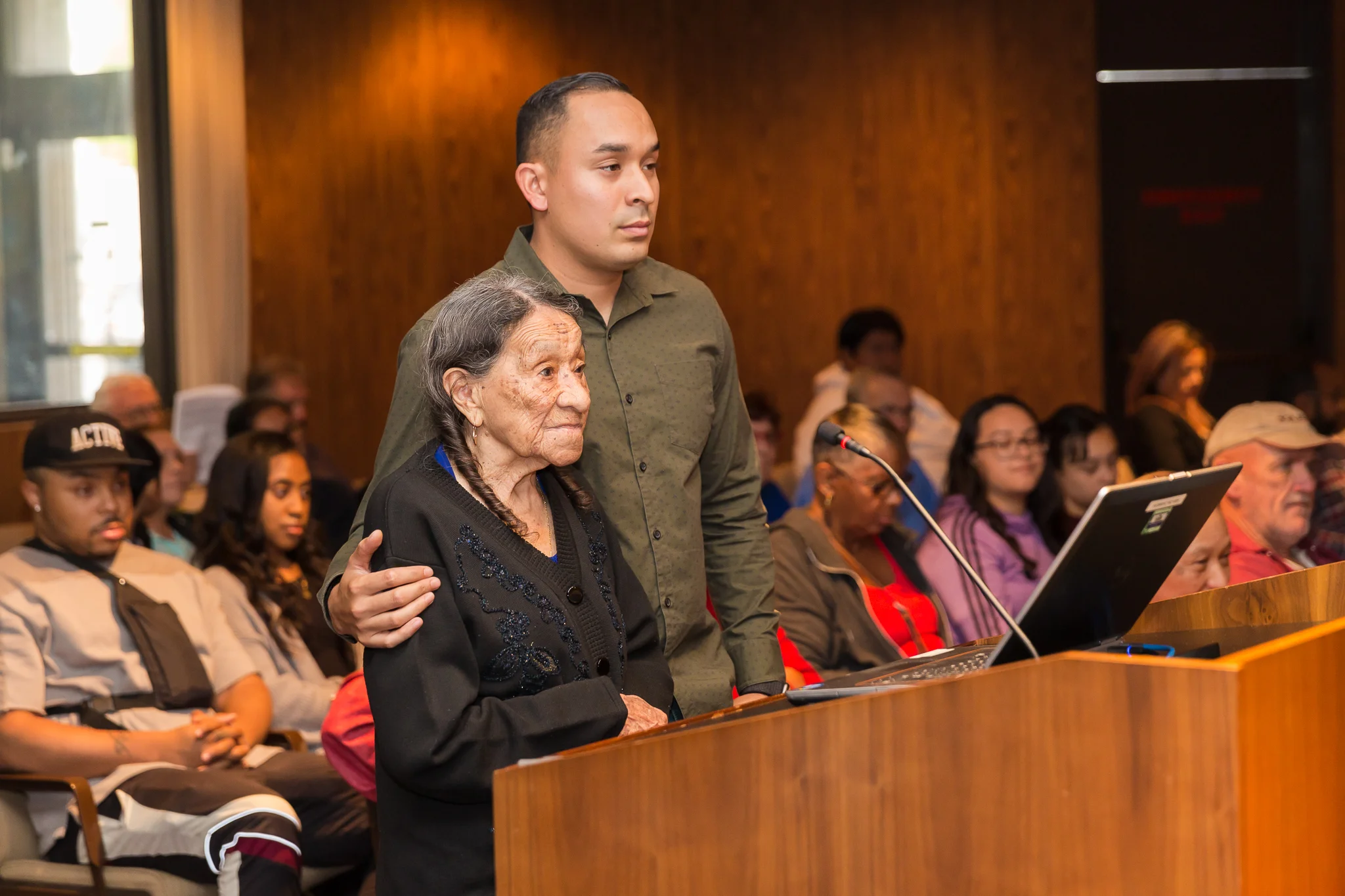 Julia Lemus de Solares and Grandson Oscar