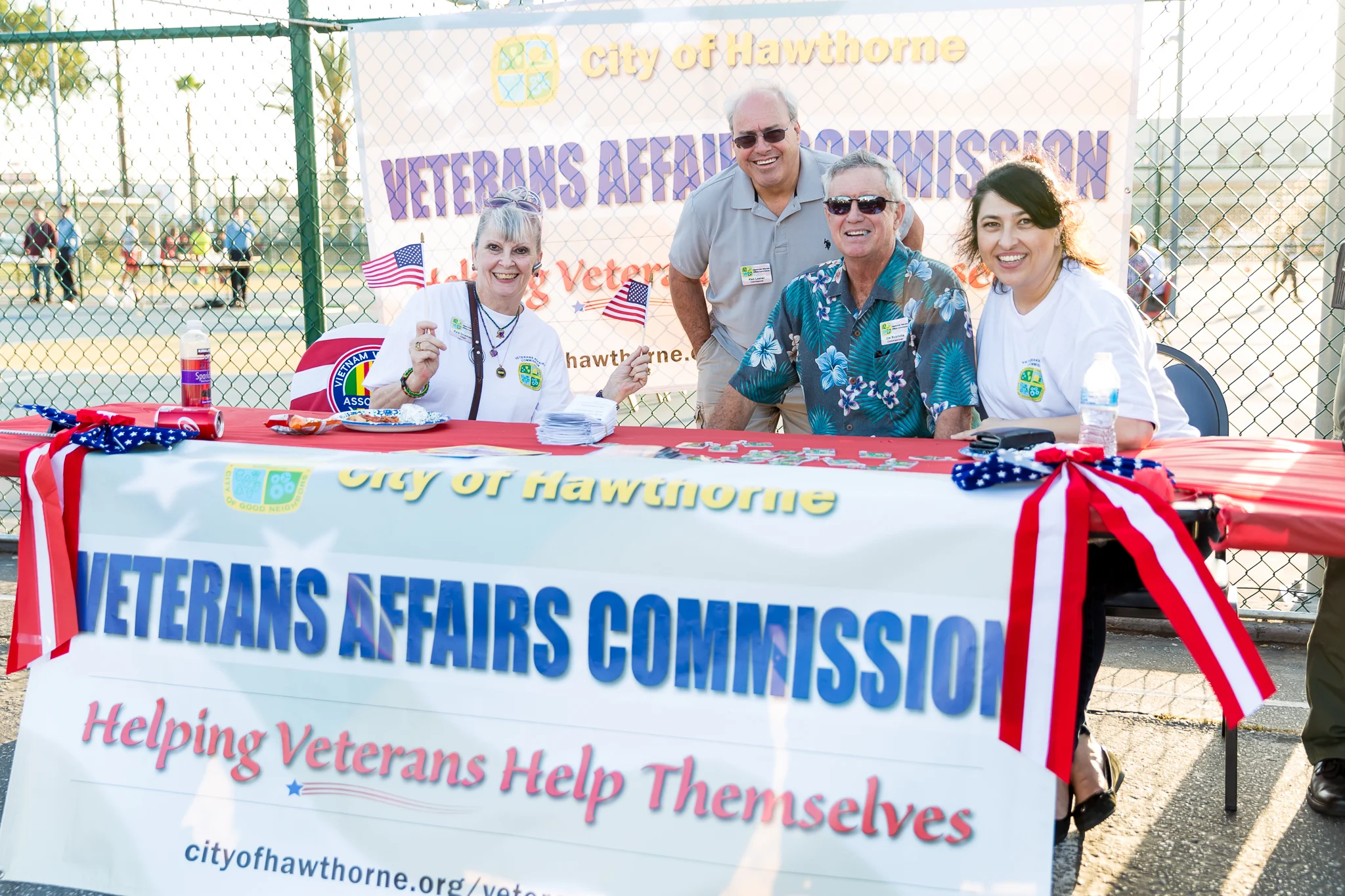 Veterans Affairs Commission booth
