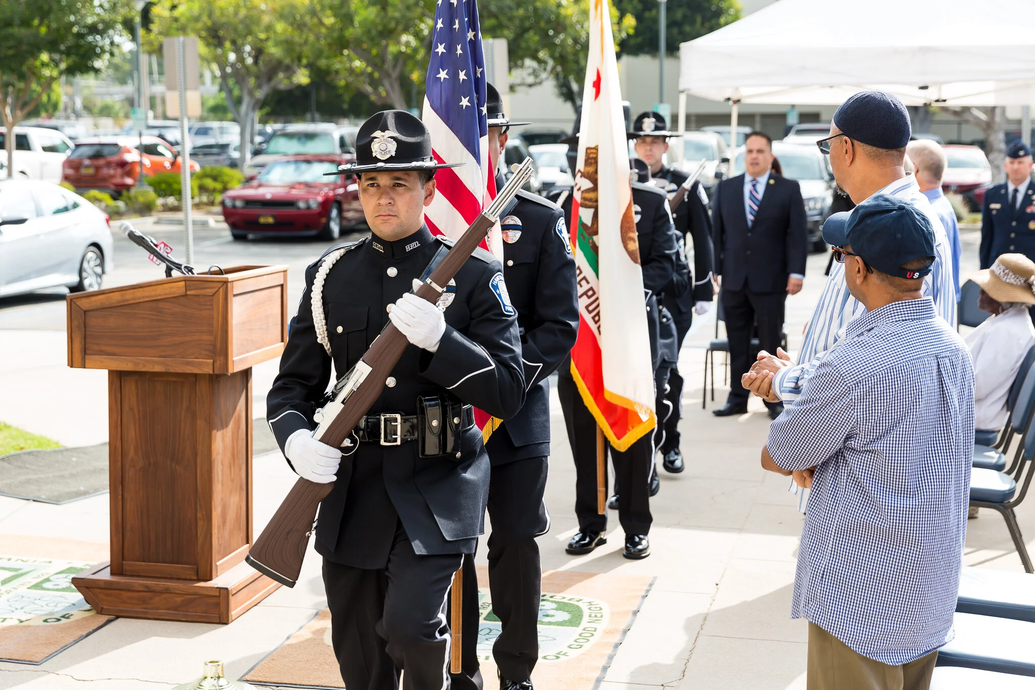 Color Guard ceremony