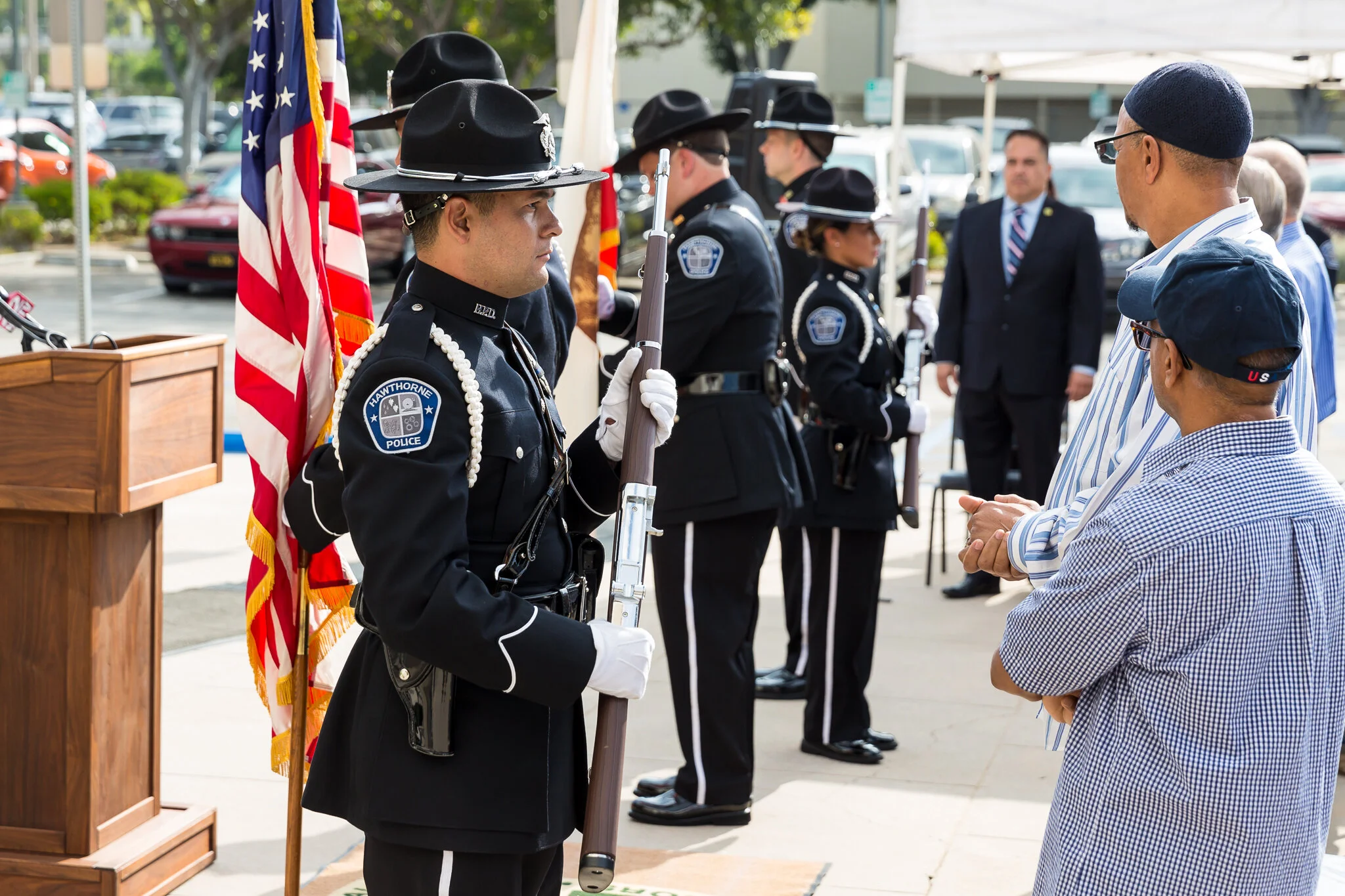 Color Guard ceremony