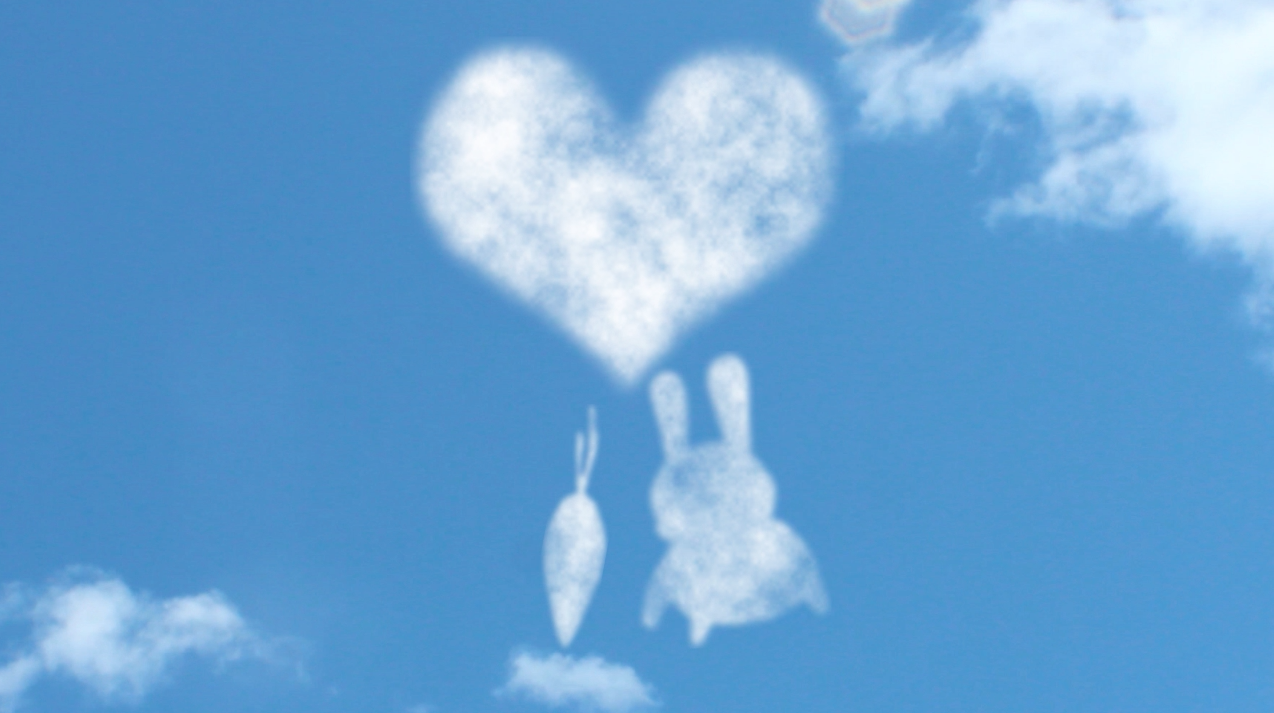 "I am just a little fluffy bunny."