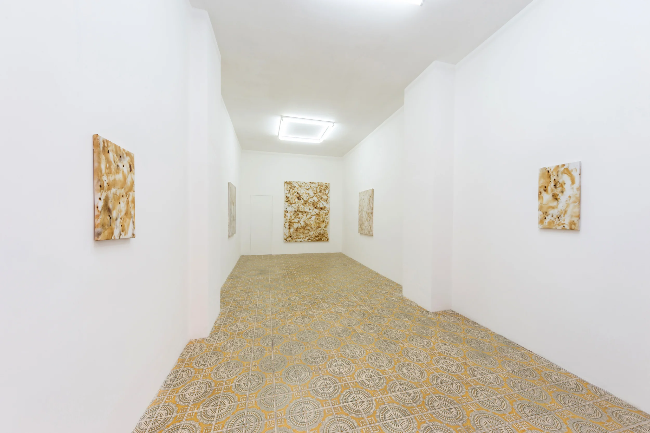 Installation shot for Domenica at Galleria Acappella. Naples, Italy
