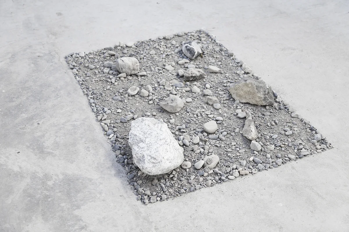 Untitled 2016 Rocks and Sand Dimensions Variable 