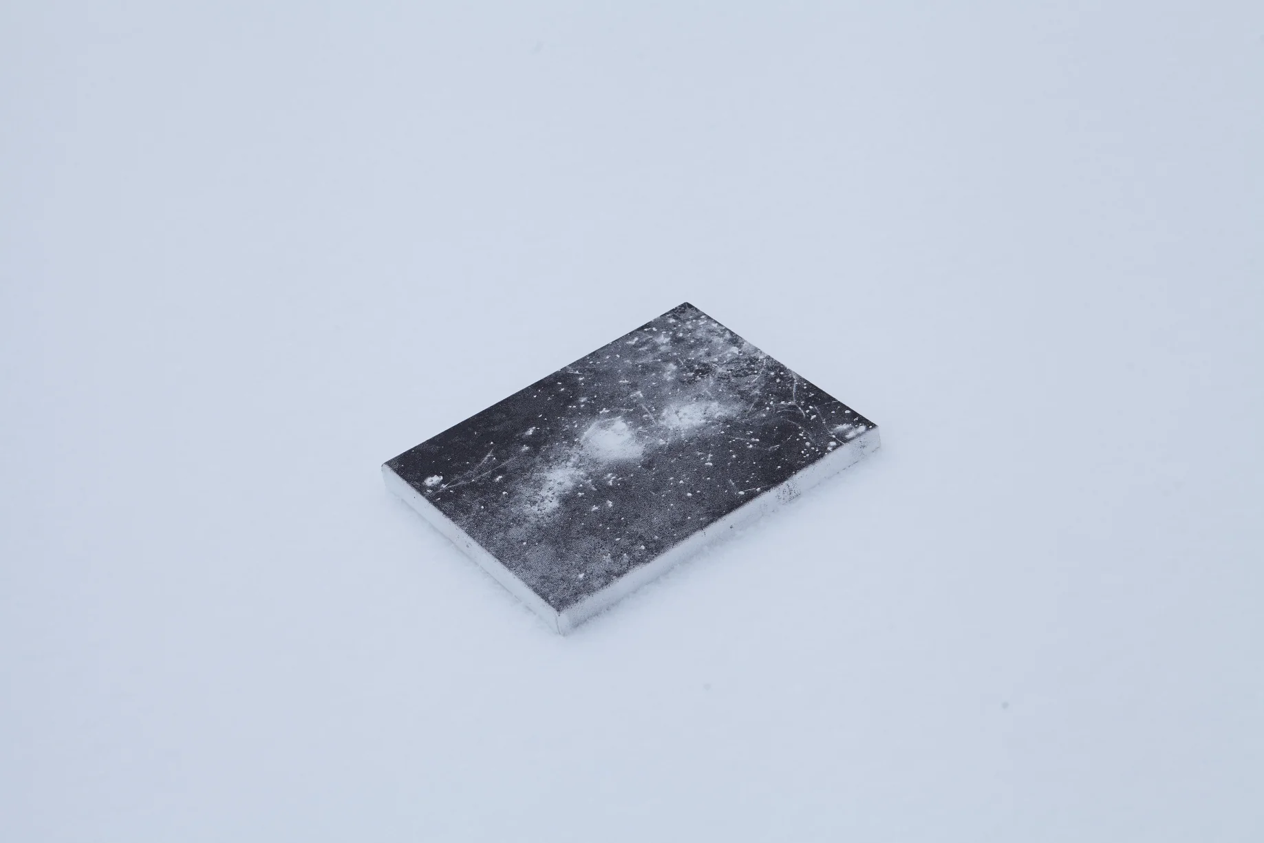 Dirt Painting #27 2018 Enamel Paint on Cotton Canvas 8 x 6 inches