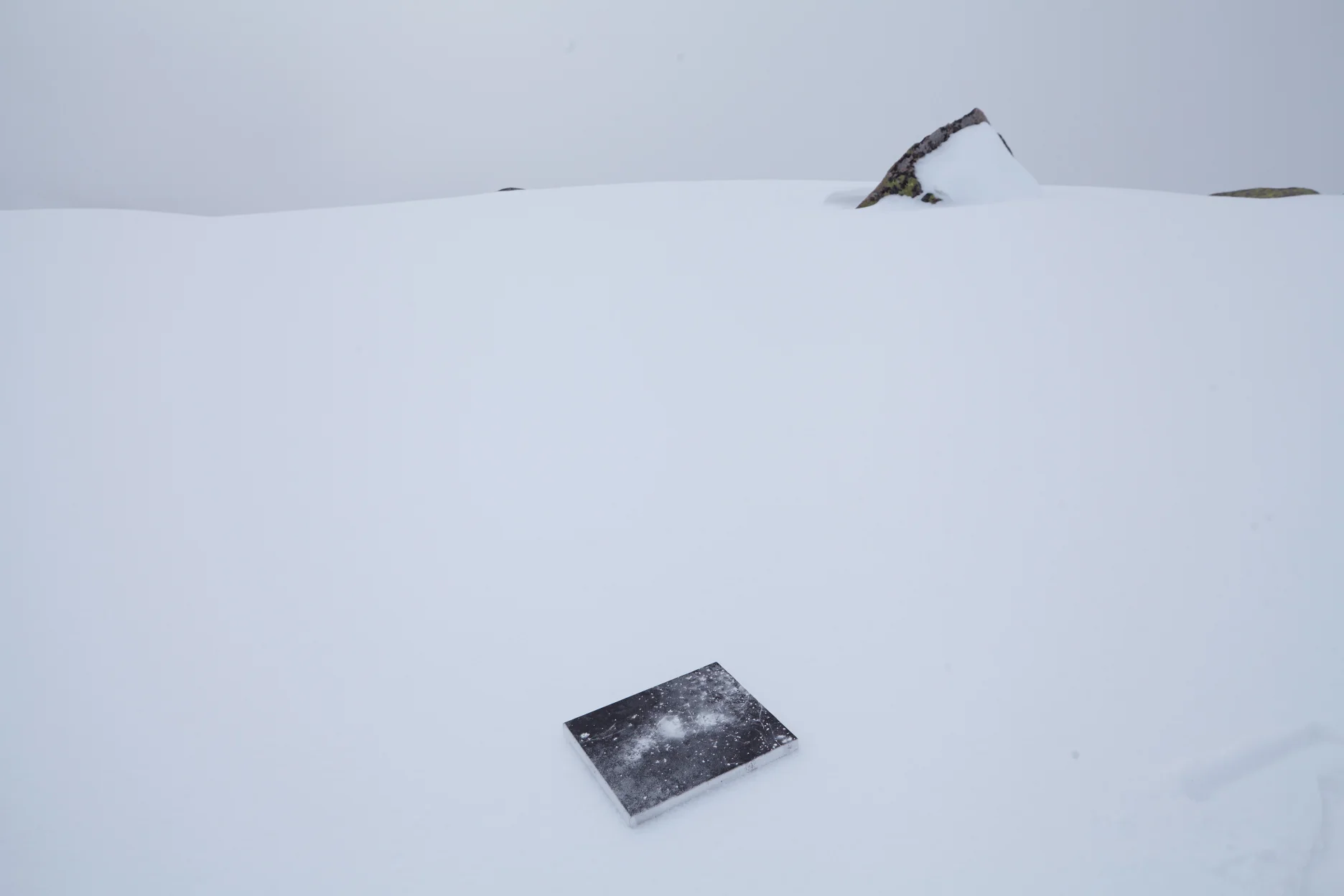 Dirt Painting #27, 2018 Installation shot for Place Of Nettles, Site-Specific Installation Ortisei, IT