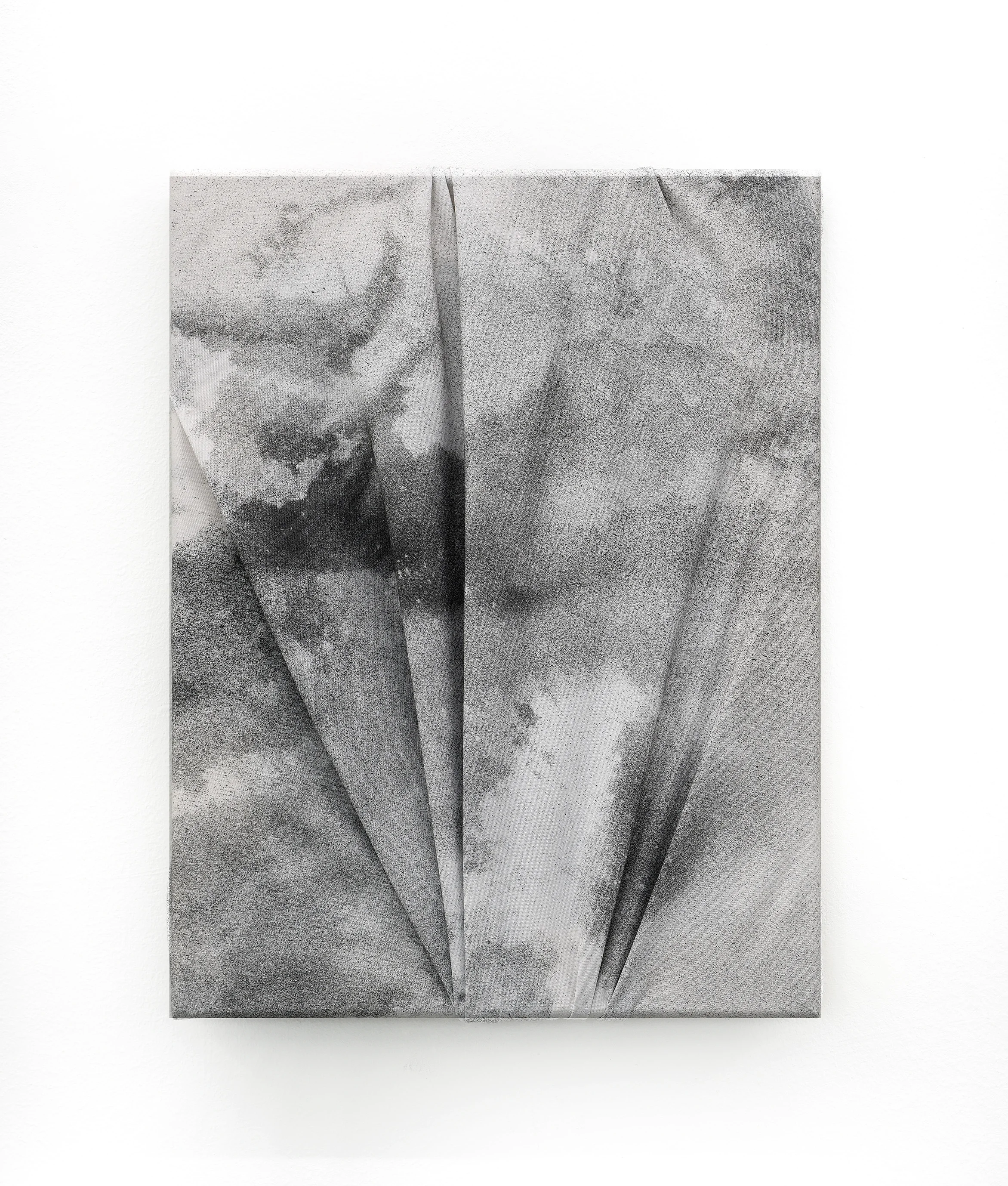 Dirt Painting #44 2018 Enamel Paint and Dirt on Cotton Canvas 16 x 12 inches