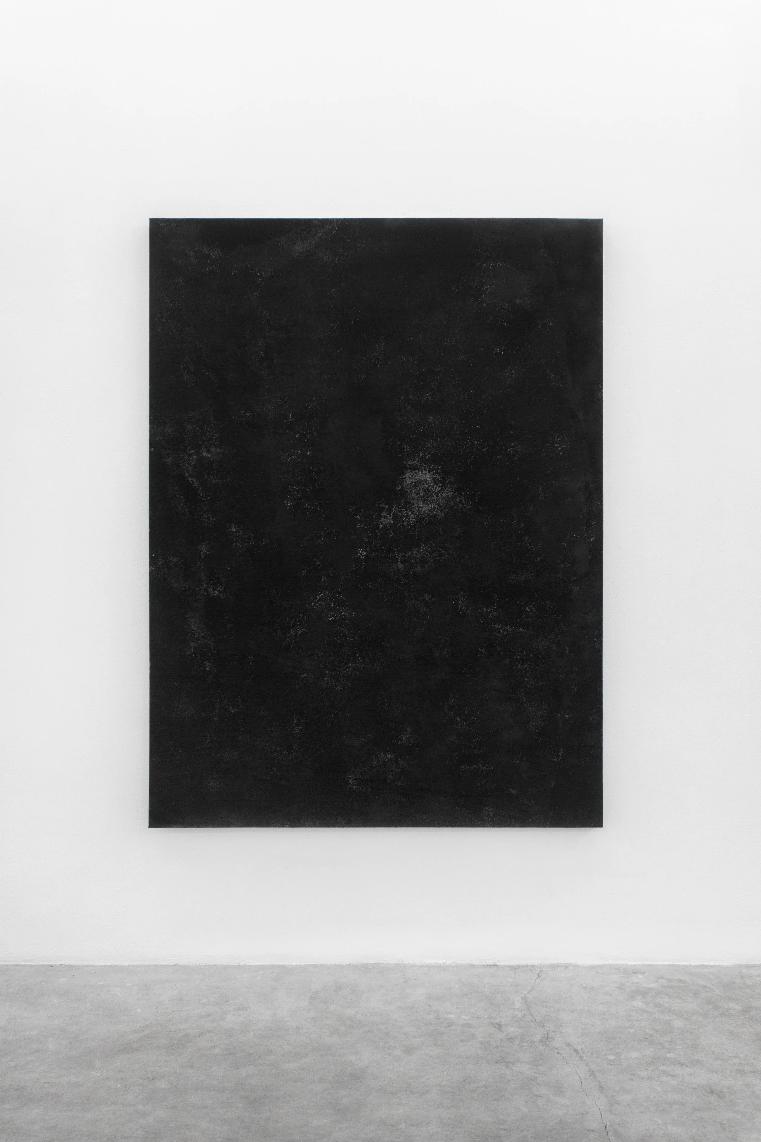 Dirt Painting #41 2018 Enamel Paint and Dirt on Cotton Canvas 66 x 52 inches