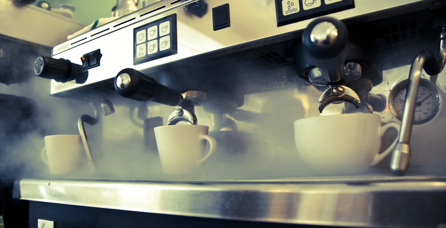 coffee machine food photography montreal