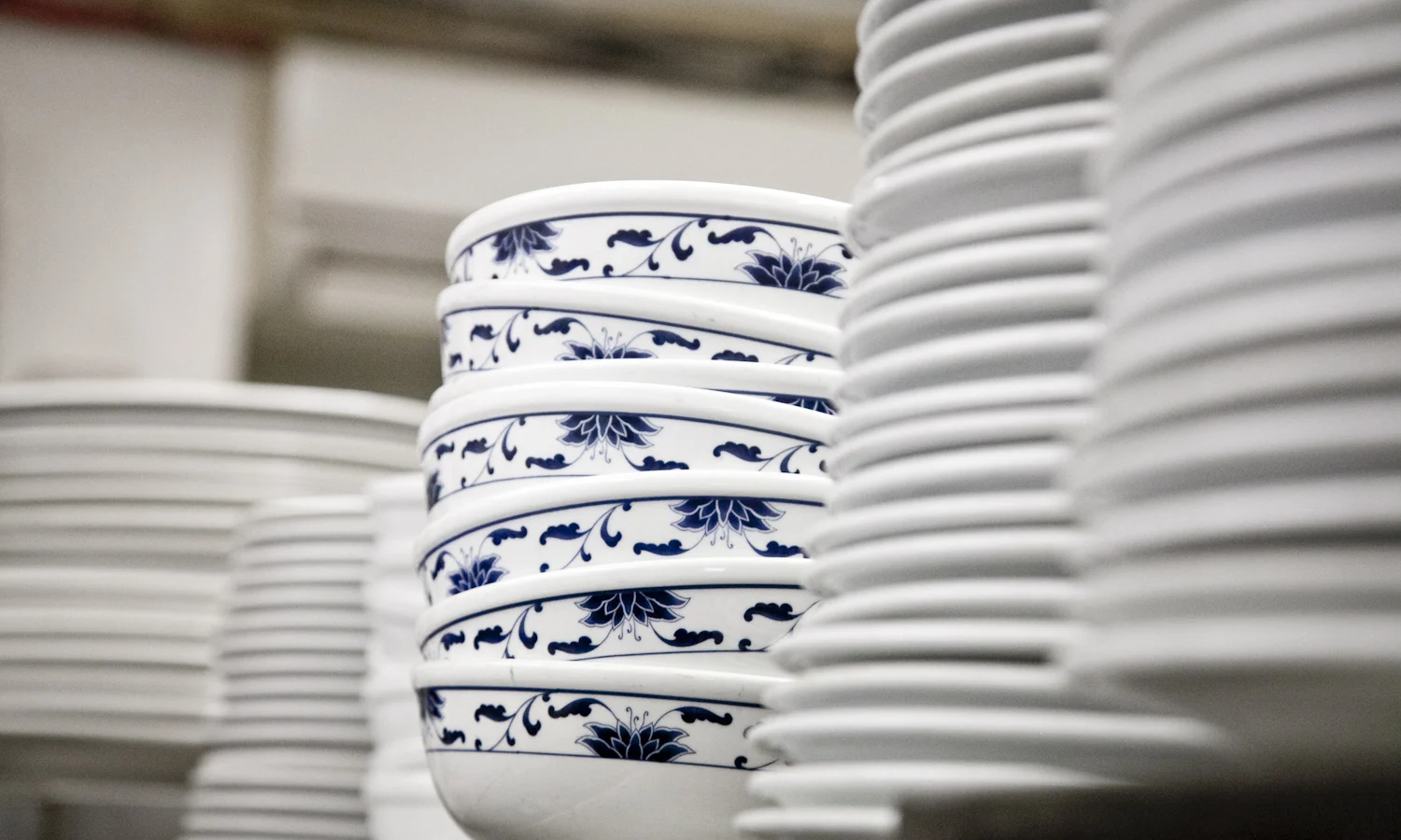 stacked plates restaurant food photography montreal