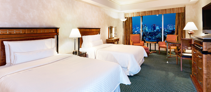 ウェスティンホテル東京 デラックスルーム(http://www.westin-tokyo.co.jp/stay/room/deluxe-east-view/index.html)