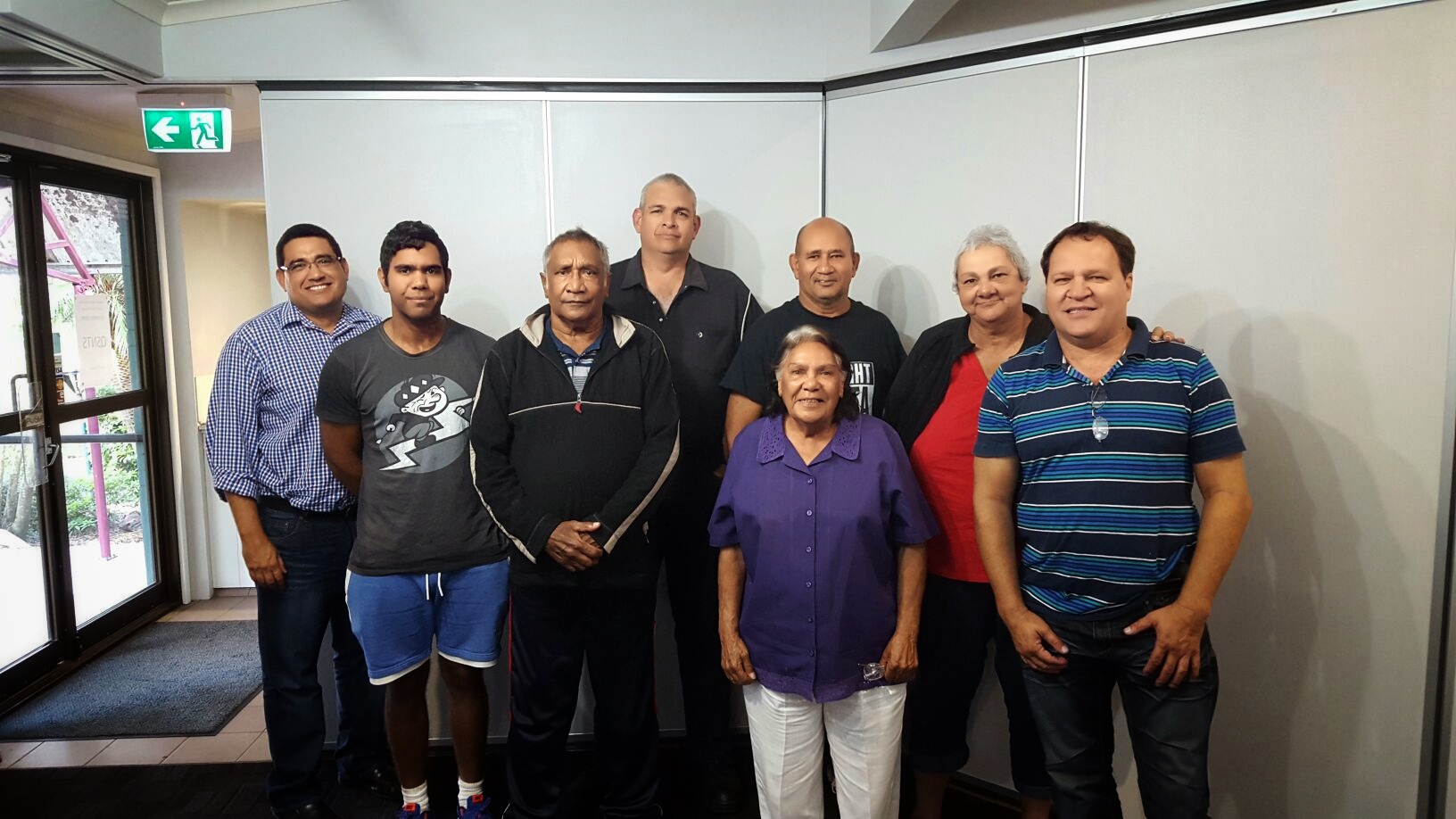 L-R: TMC Managing Director, Murray Saylor with the inspiring Gunggari community leaders