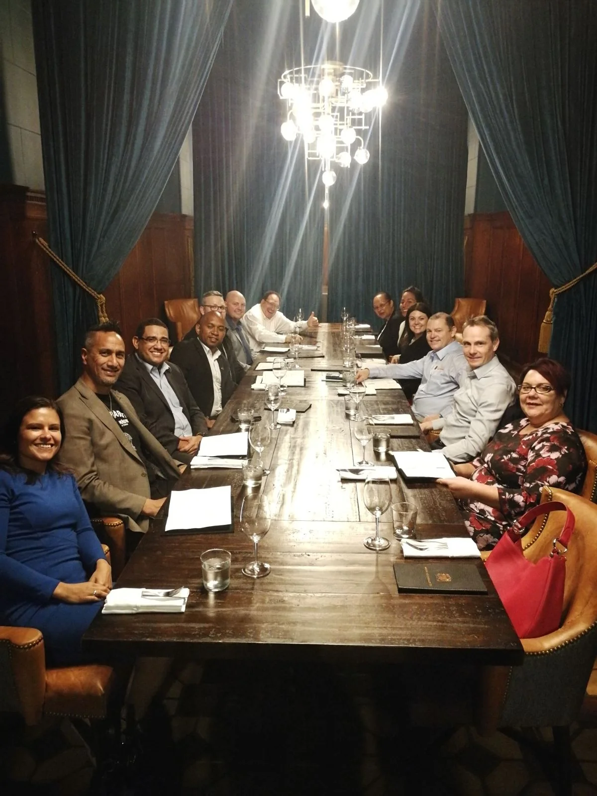 Supply Nation delegation enjoying a meal