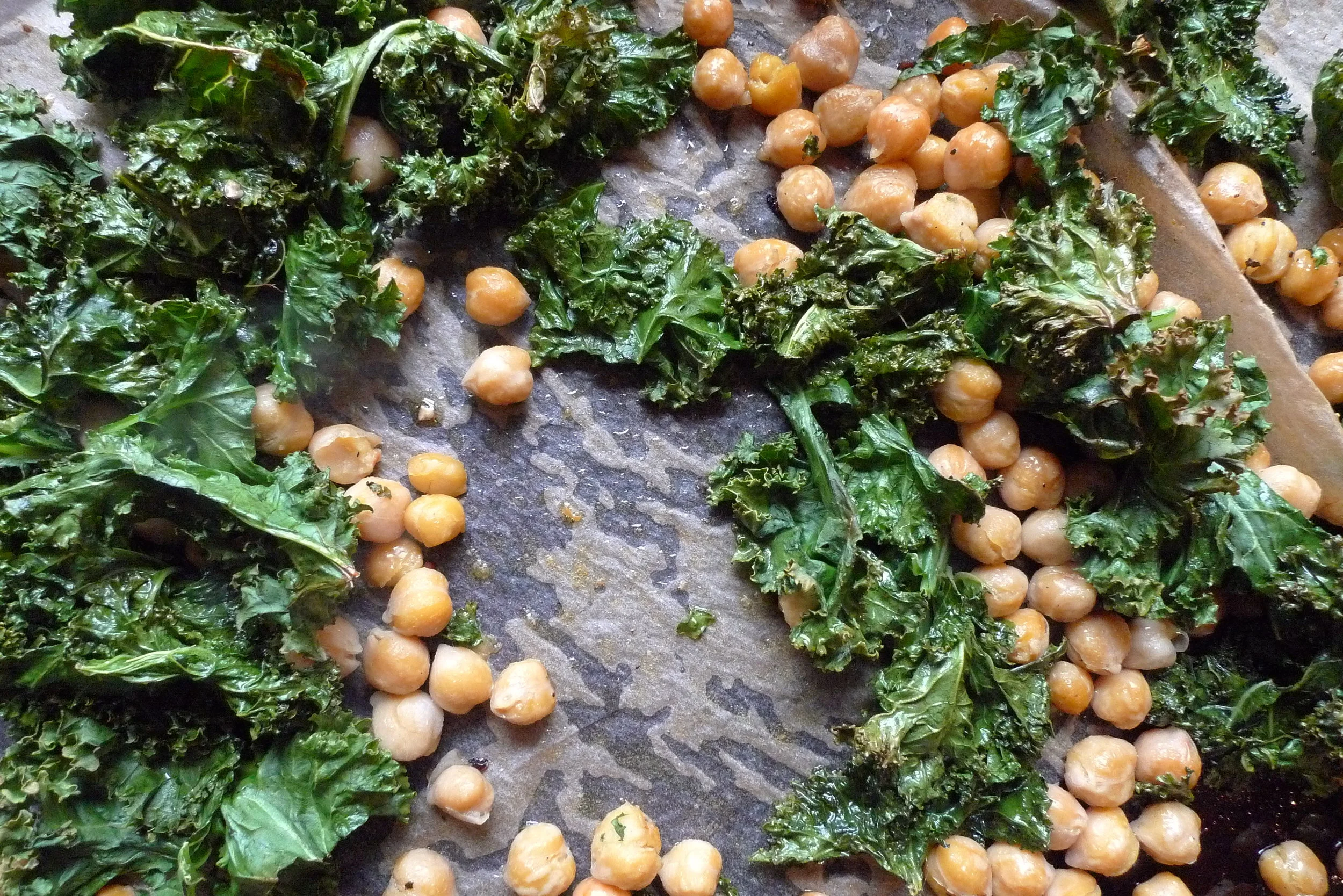 Roasted Chickpea & Kale Salad