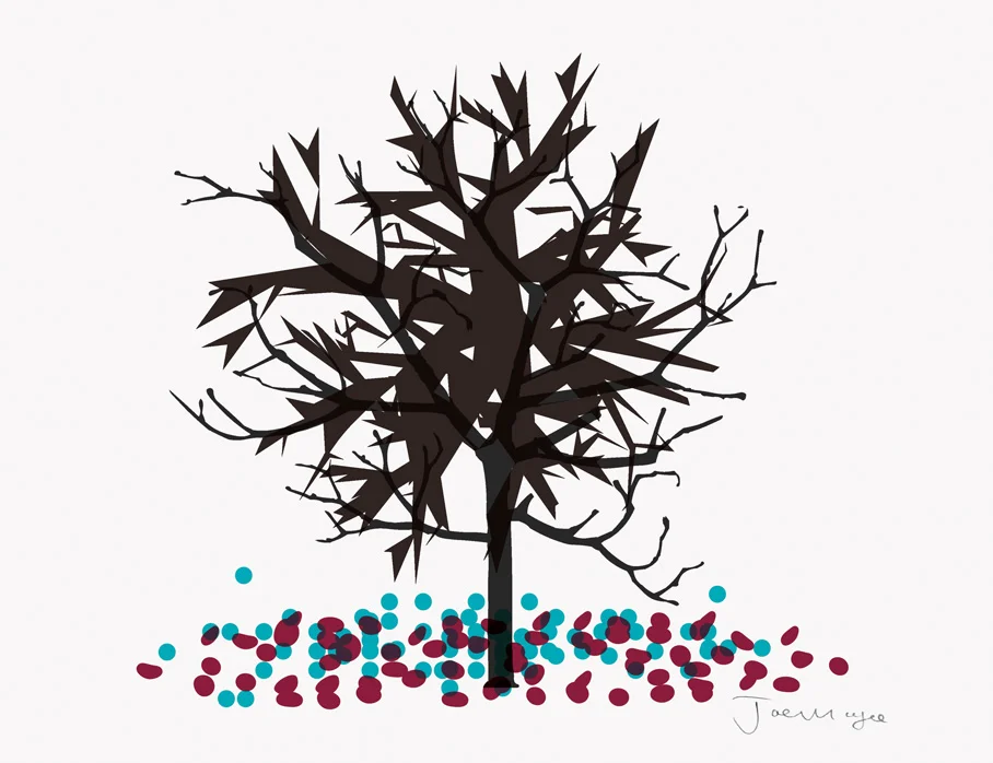 Eden 500 Date printed 2003 Price £595 Print type Screen Print Number in edition 11 Colour Four colours Paper type Somerset Velvet, off-white, deckled edge. Paper size 114 x 76cm Image area 61 x 53cm Signed By artist in pencil