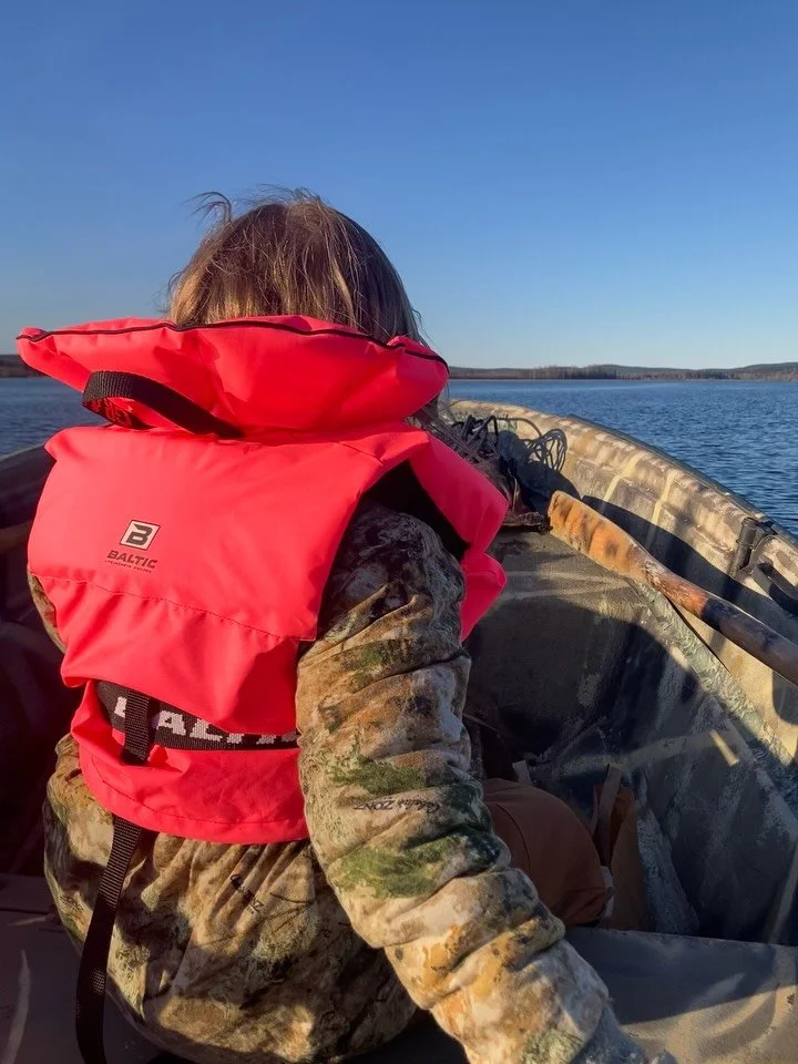 Beautiful evening hunting beavers on Dal&auml;lven. #composer #jakt #b&auml;verjakt