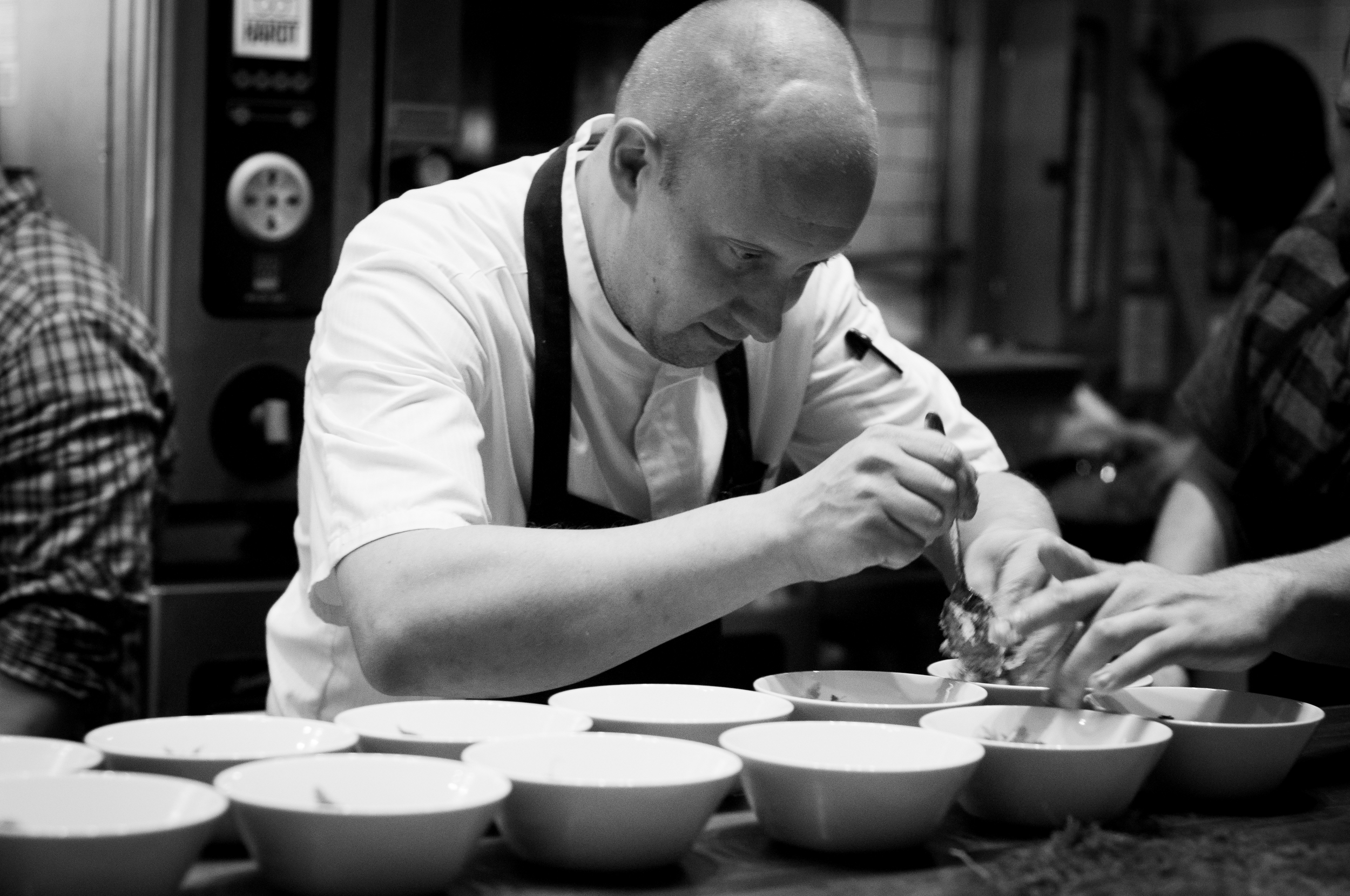 Chef Sasu Lakkonen Plating