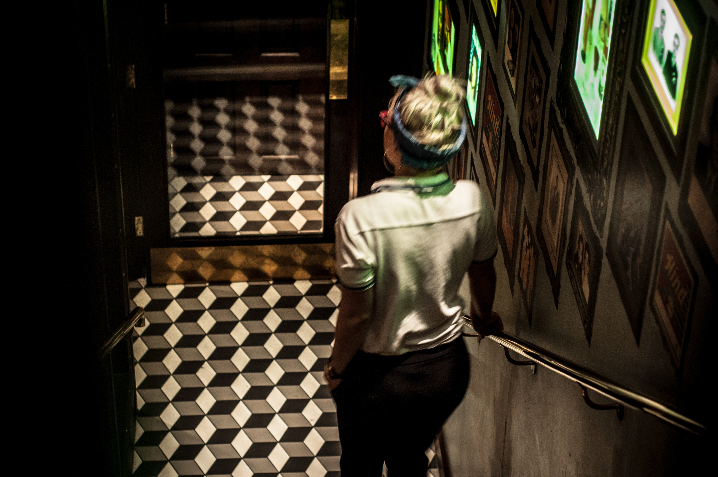 The Stairs at Dishoom in Soho, London