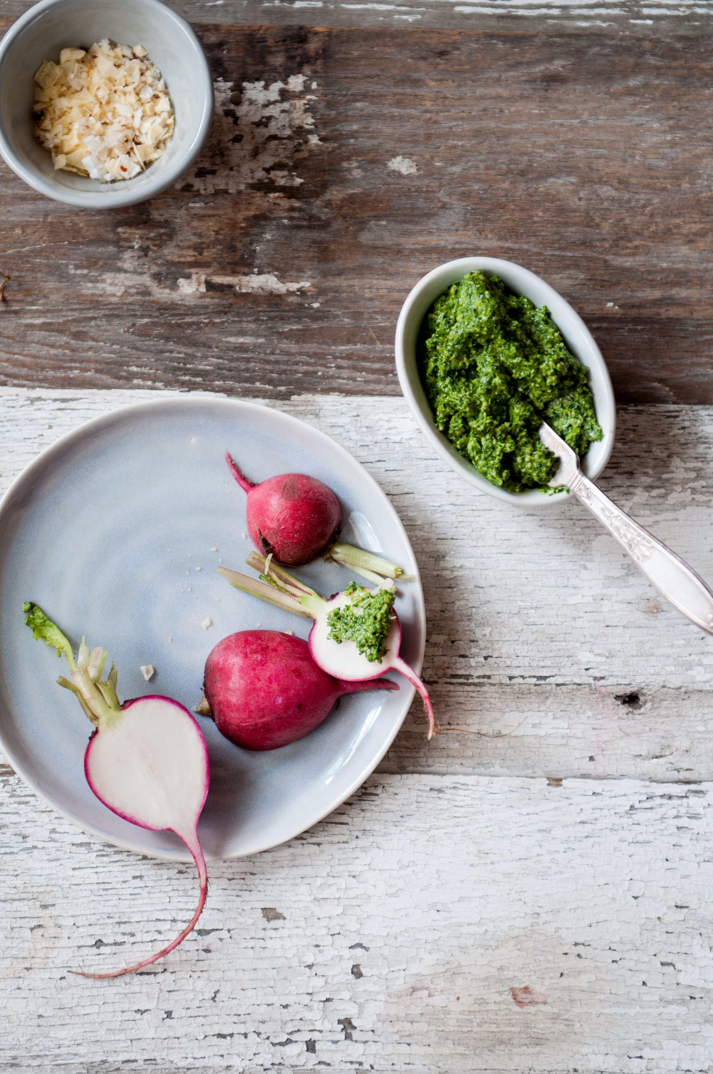 RADISH AND NETTLE PESTO