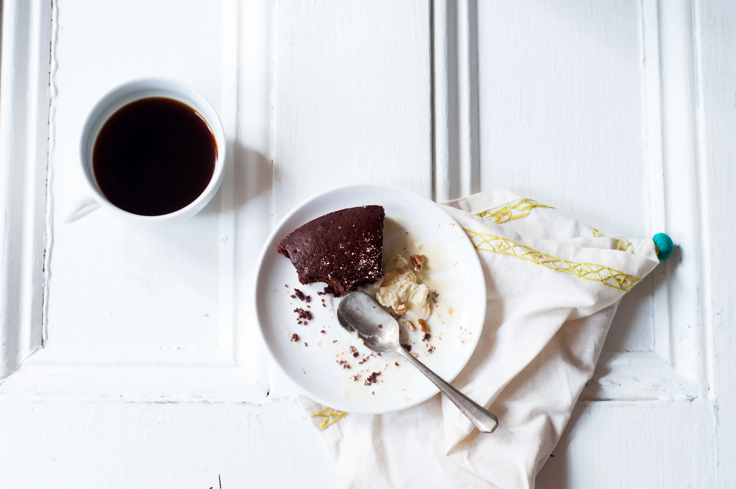 OAT + ALMOND CHOCOLATE CAKE