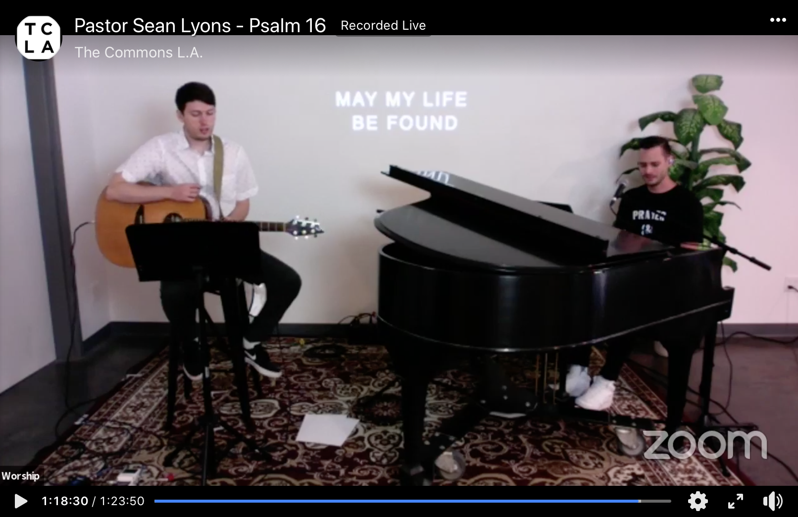 Covid-19 Digital Sunday - Piano