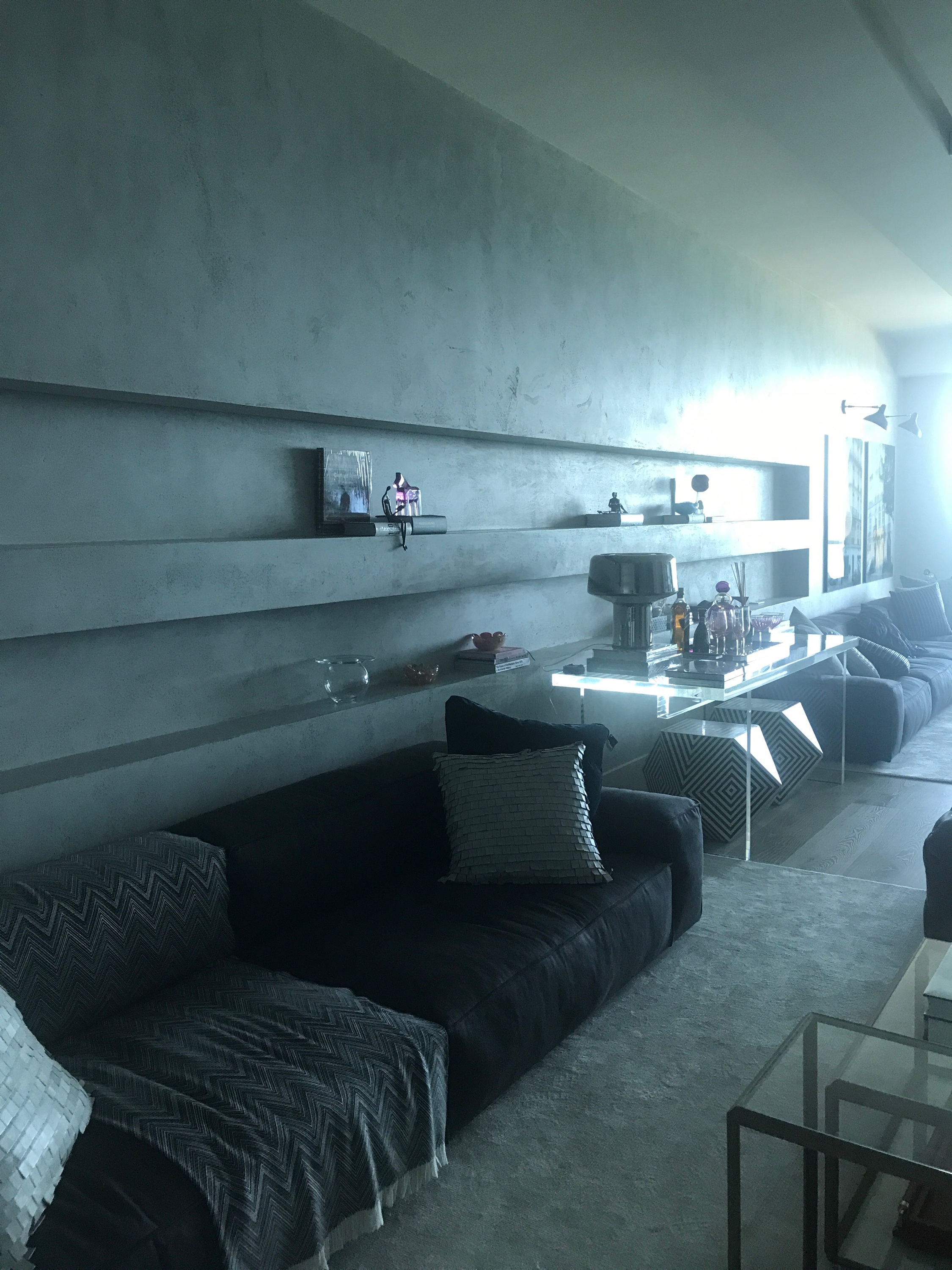 Micro Cement Feature Wall