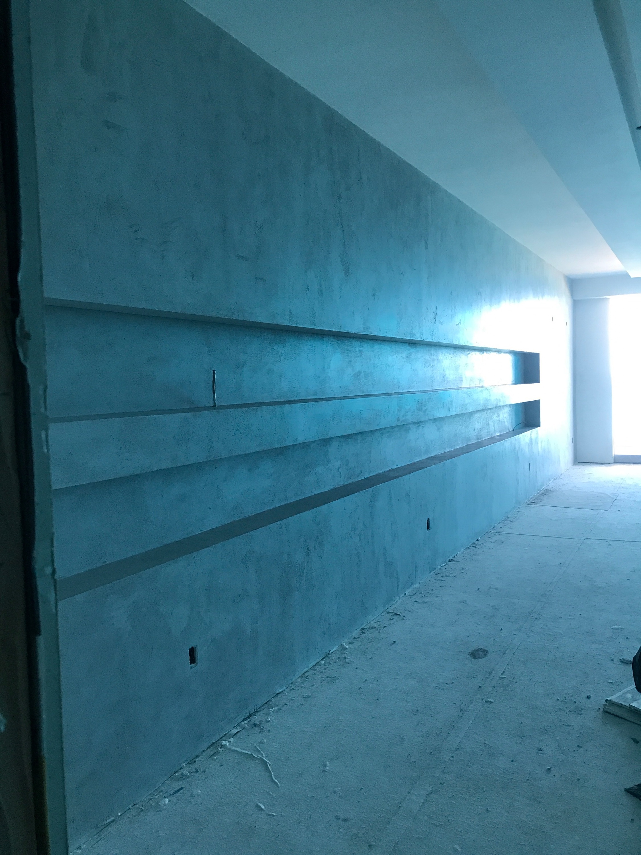 Micro Cement Feature Wall