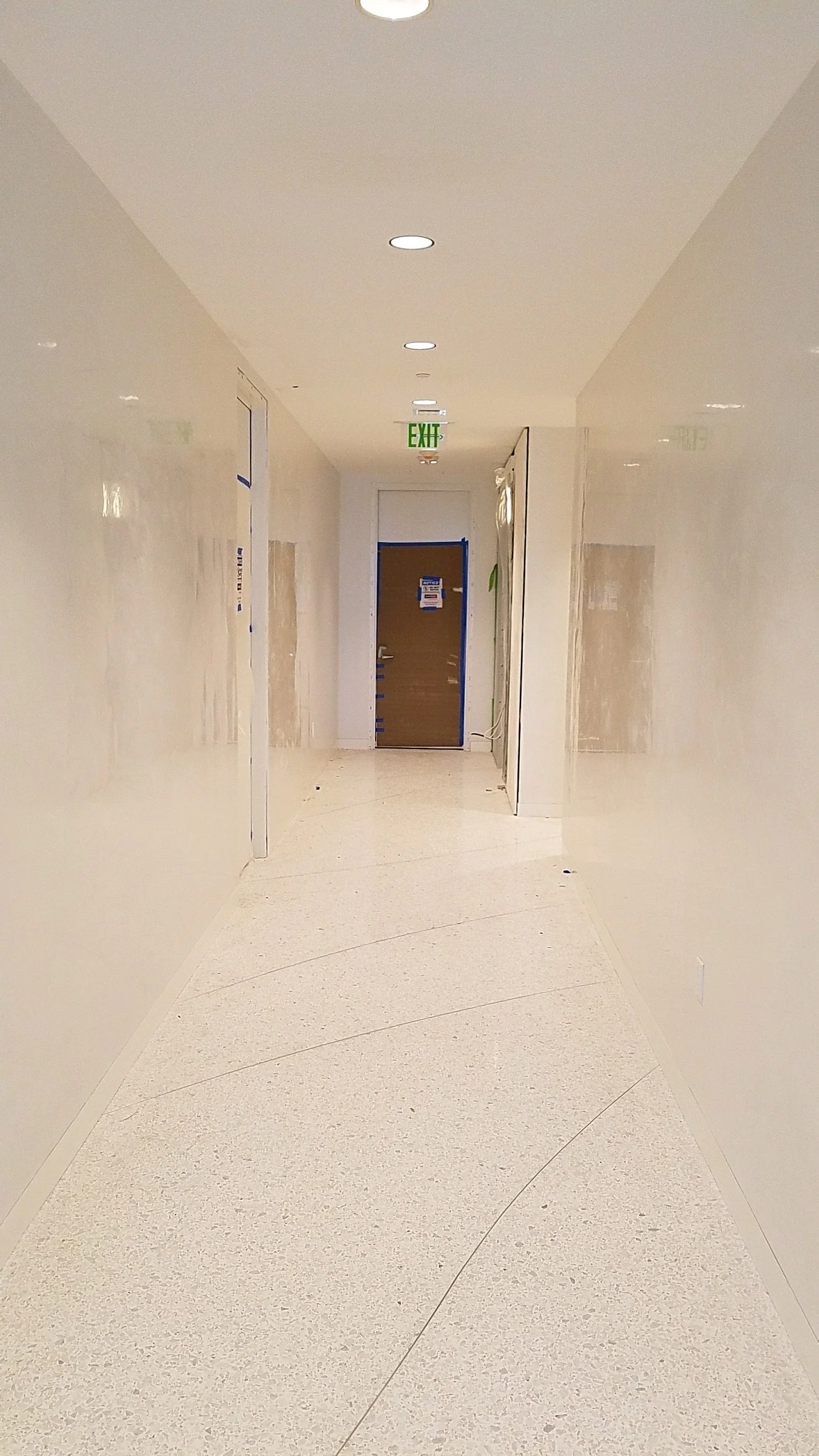 Venetian Plaster Hallway