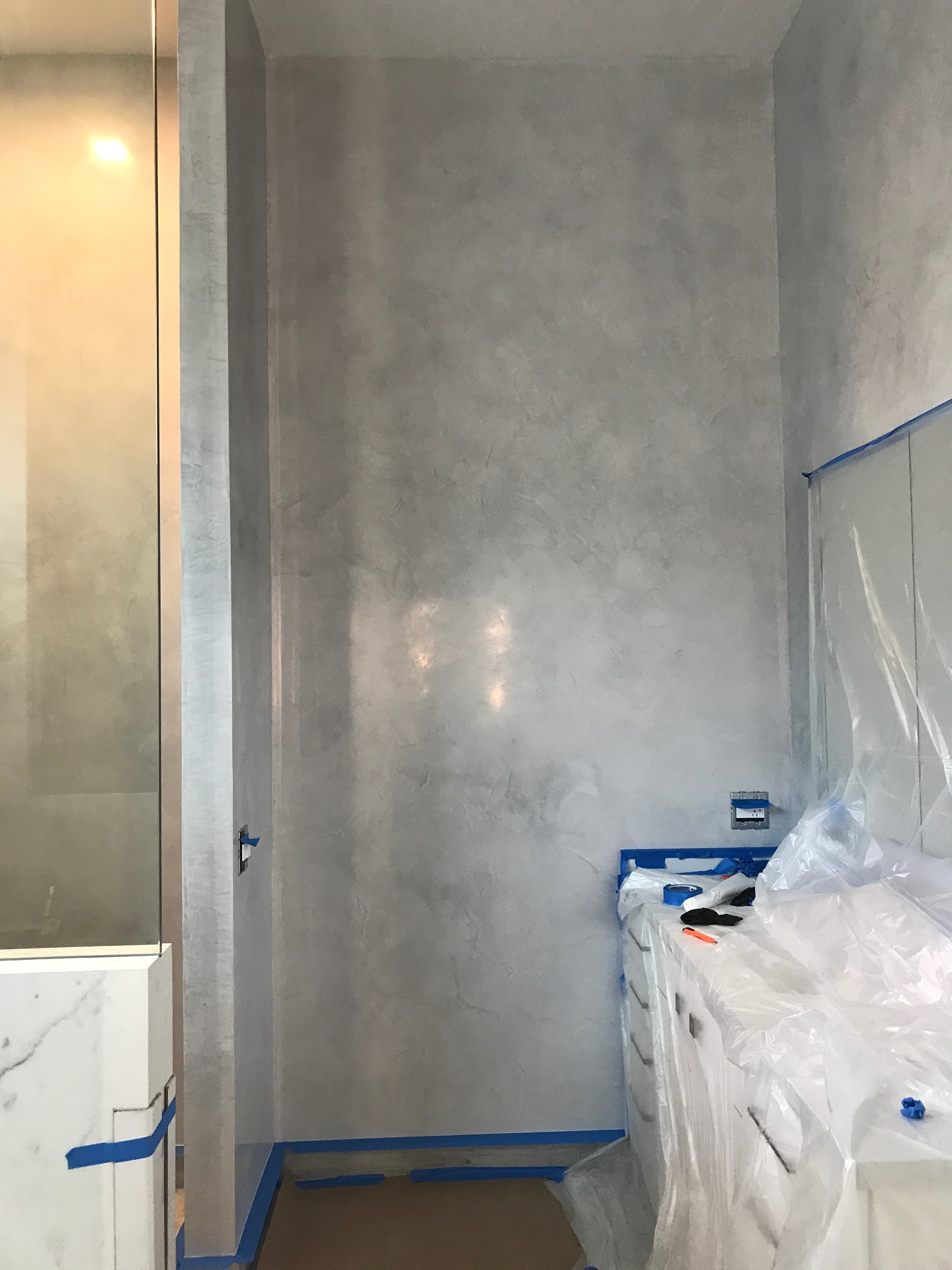 Venetian Plaster Bathroom