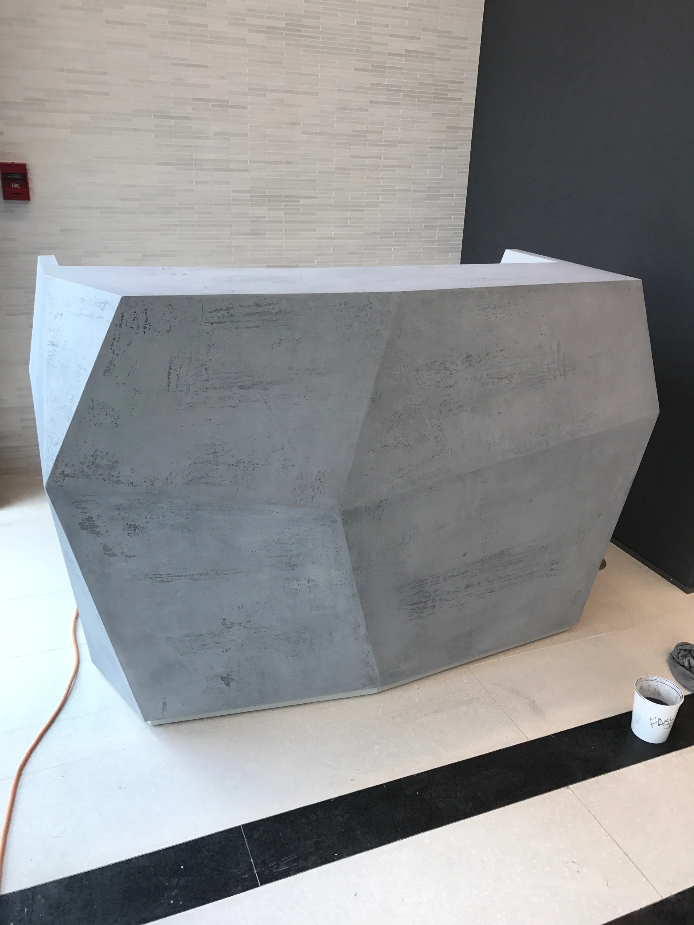 Micro Cement Desk