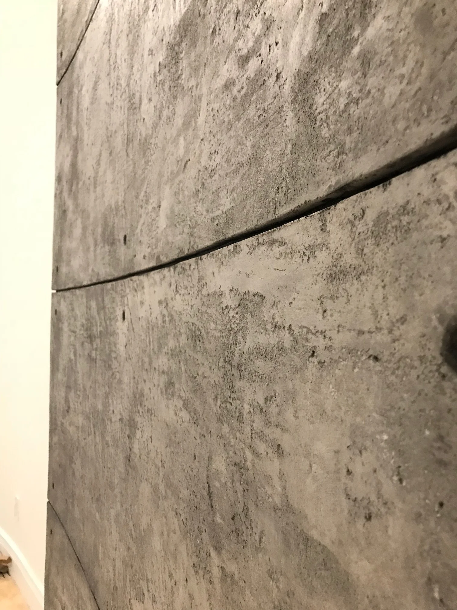 Micro Cement Curved Panels