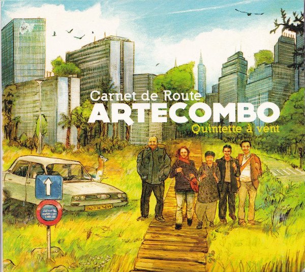 Album cover for 'Carnet de Route' CD by Artecombo Quintette à Vent - performing Kleztet