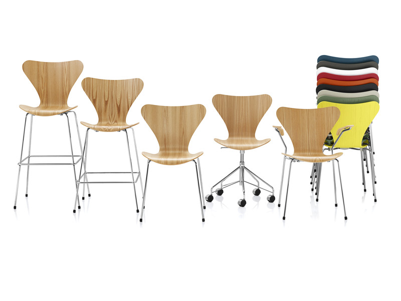 Various Fritz Hansen Chair Styles- courtesy of Republic of Fritz Hansen