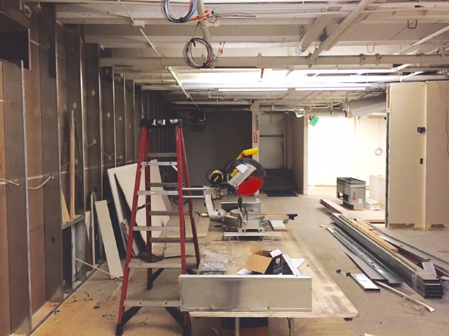  NOT our space, we are further than this:) But the workout facilities in progress for tenants of the Westland Building, can't wait to use this! 