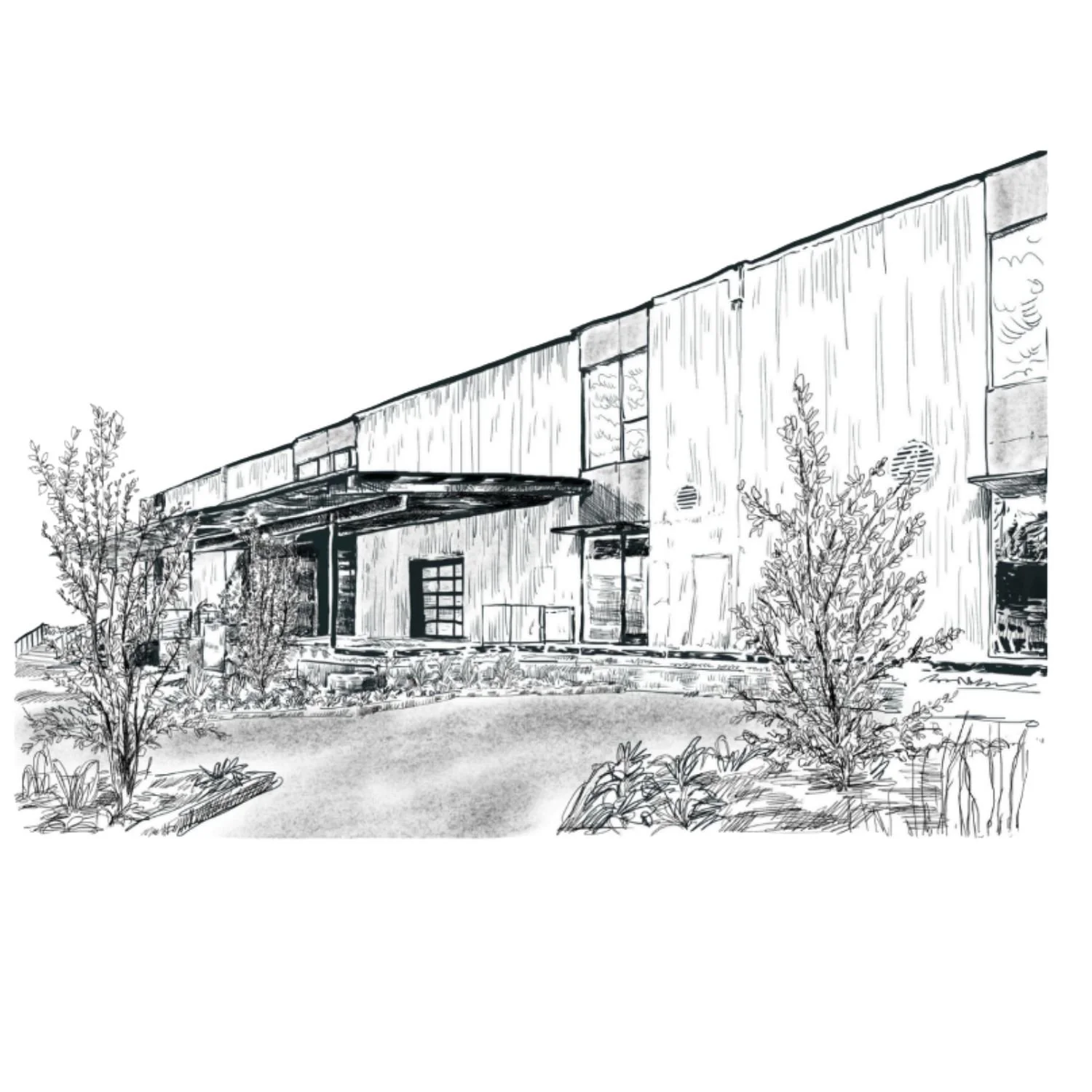 Sketch of West Canal Yards