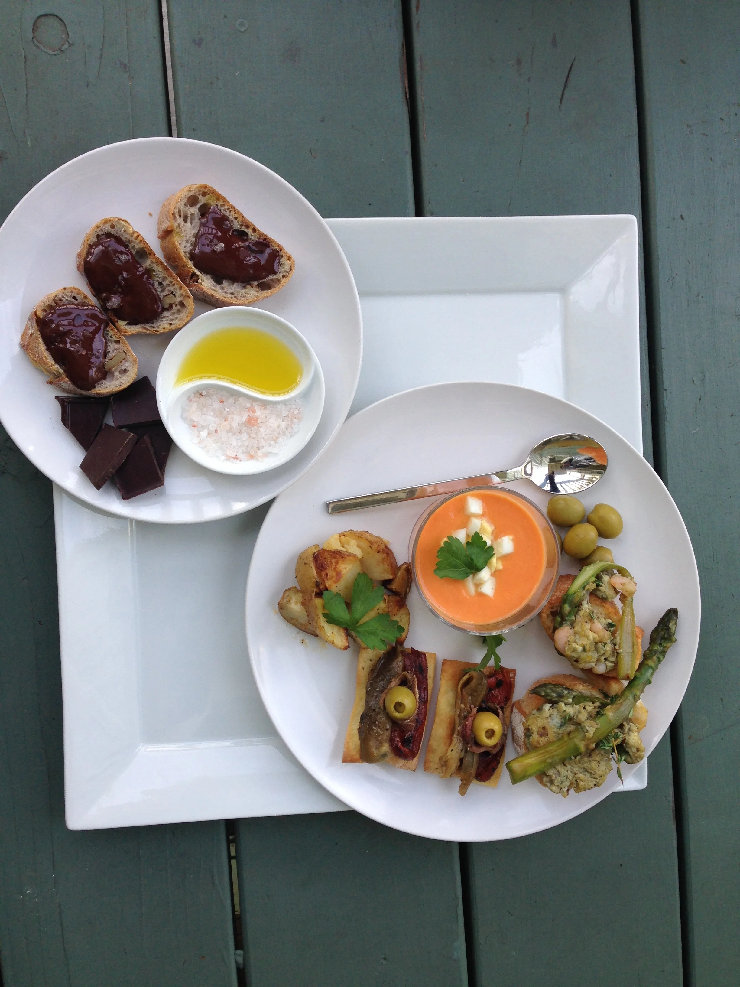 Friday tapas dinner with wine