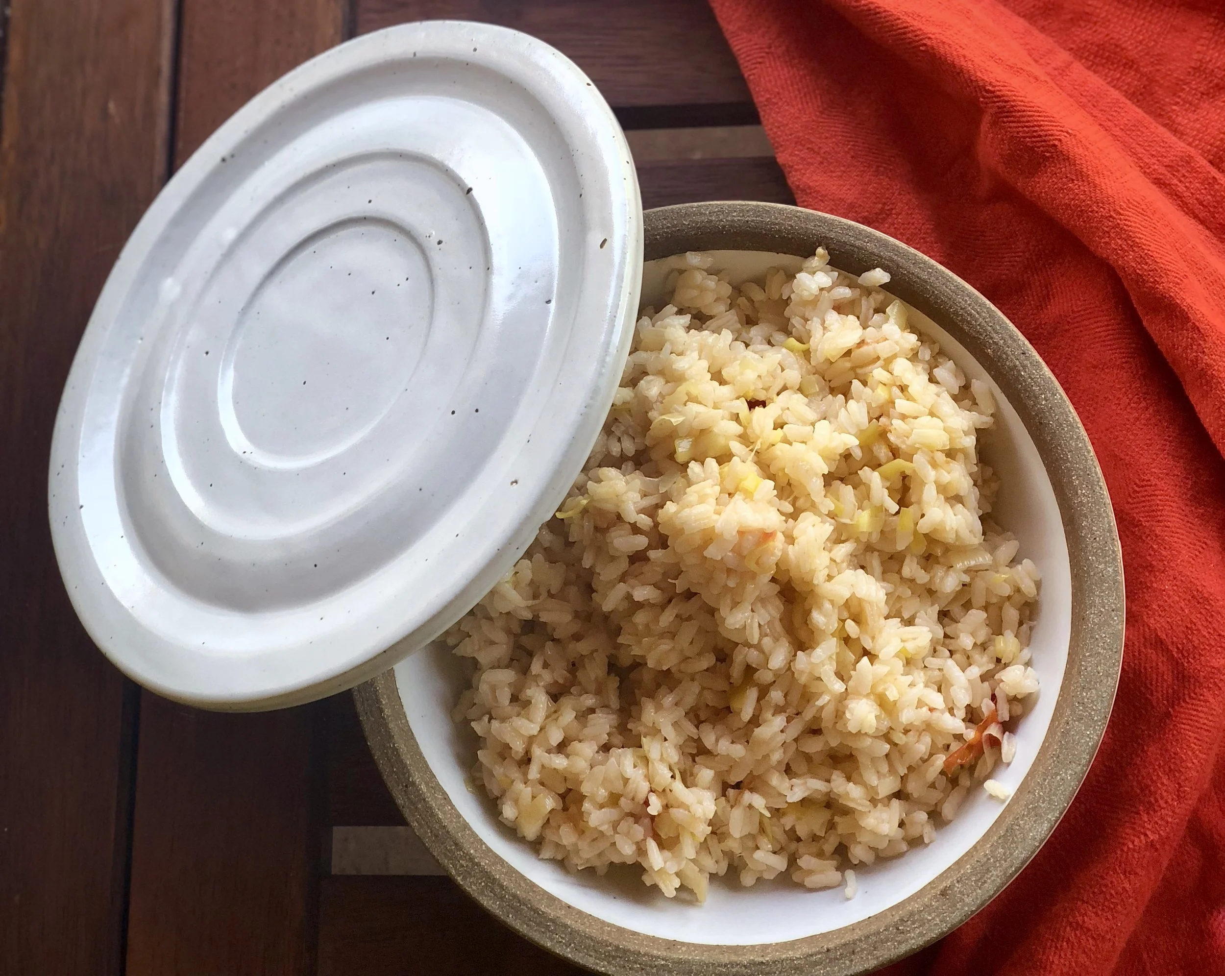 New Neighbors + White Wine Risotto