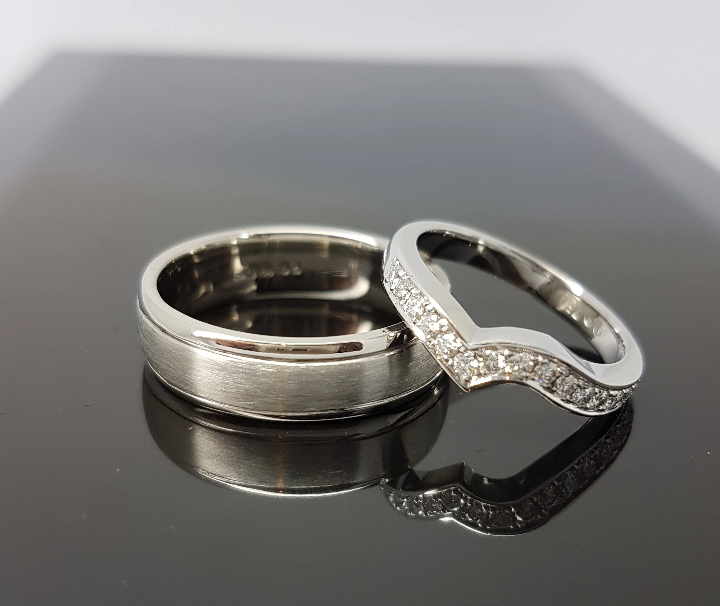 His & Hers weddiing bands