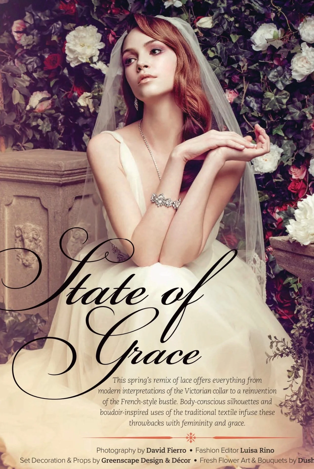 Parisa gown in Real Weddings magazine Spring/Summer 2015