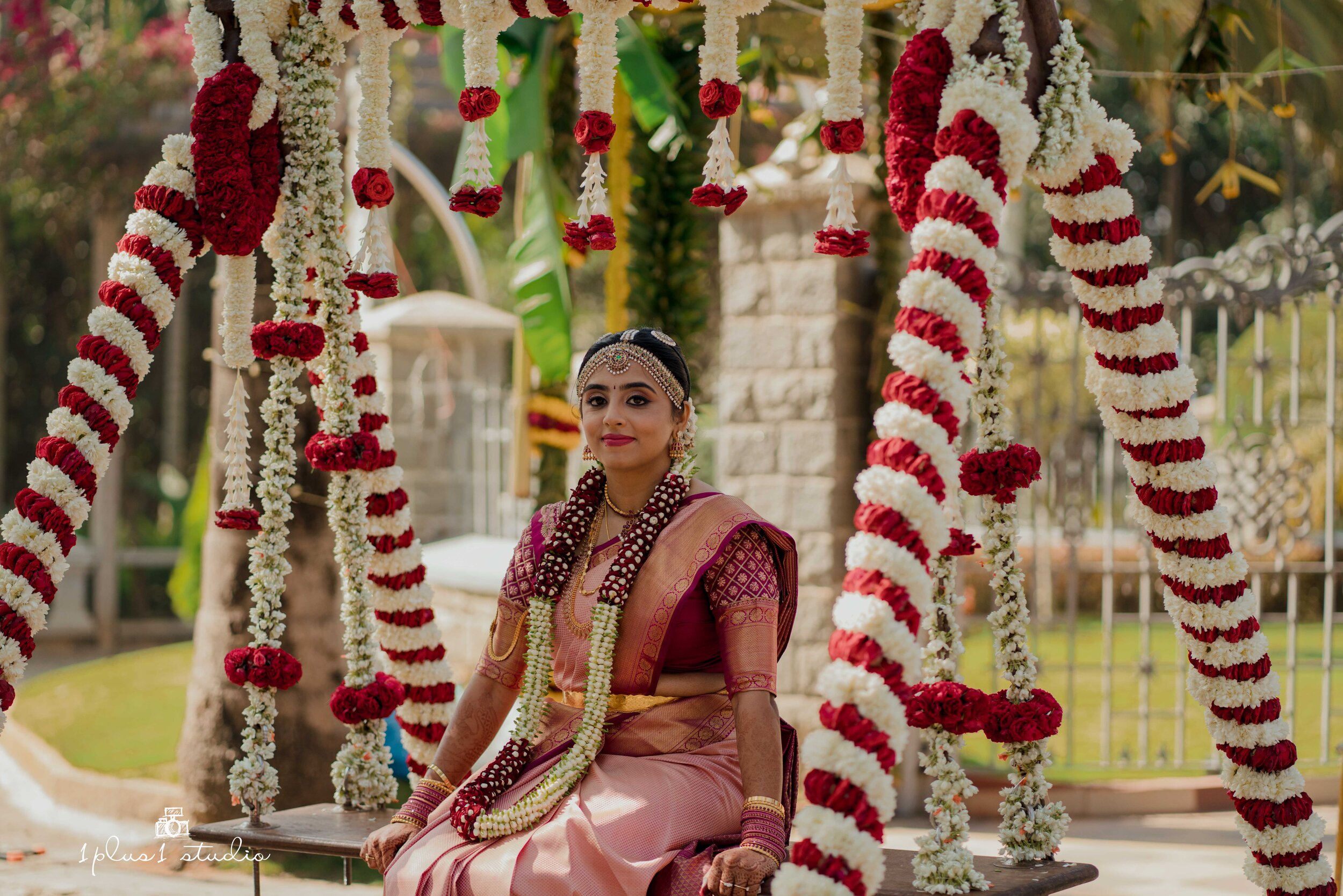 Iyengar bride South indian wedding Indian bride Andal Kondai Makeup and  hairstyle  Sringar makeup and academy  South indian wedding Indian bride  Bride