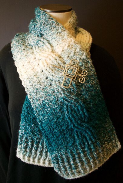Cozy Cabled Scarf